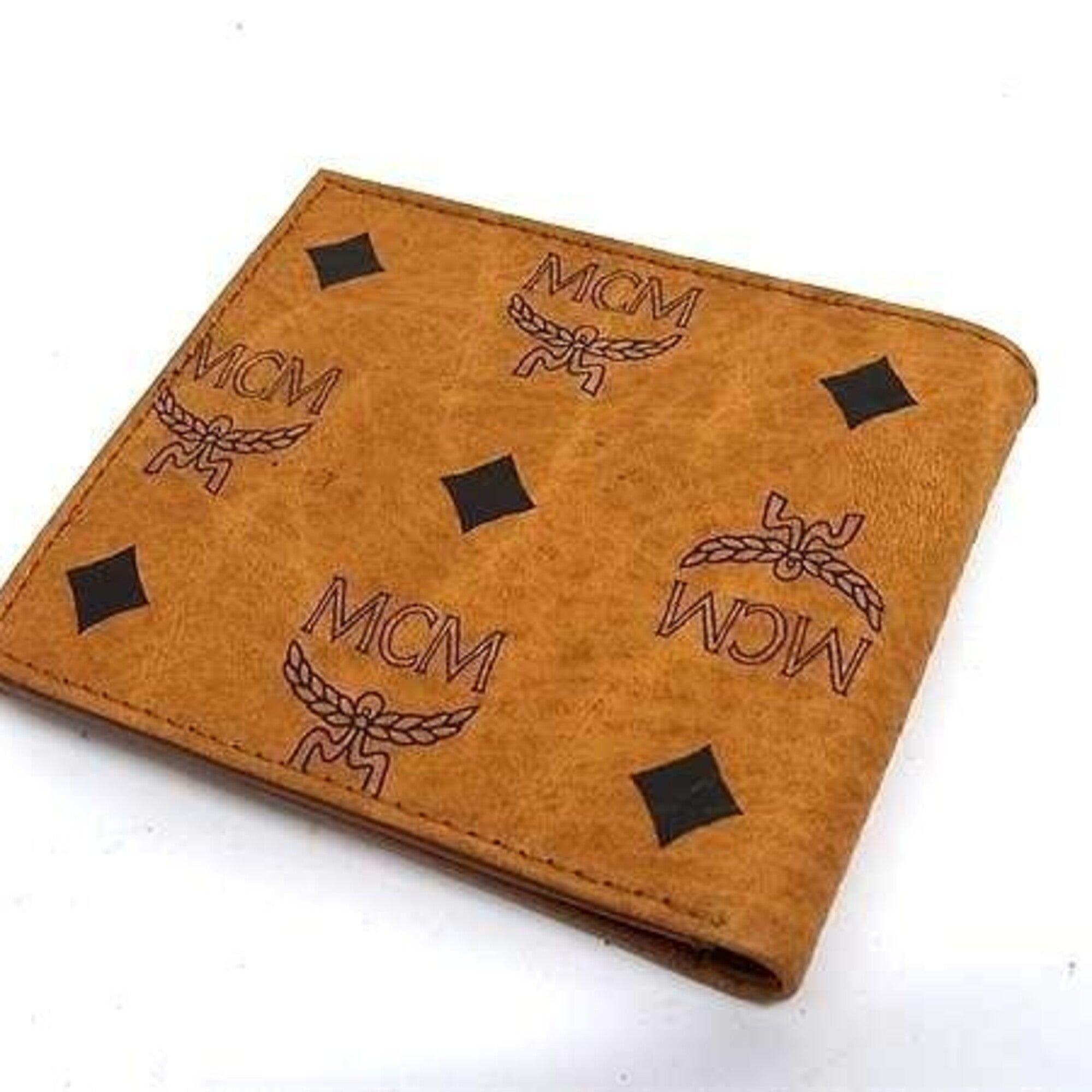 Mcm Brown Leather Wallet (Bi-Fold) (Pre-Owned)