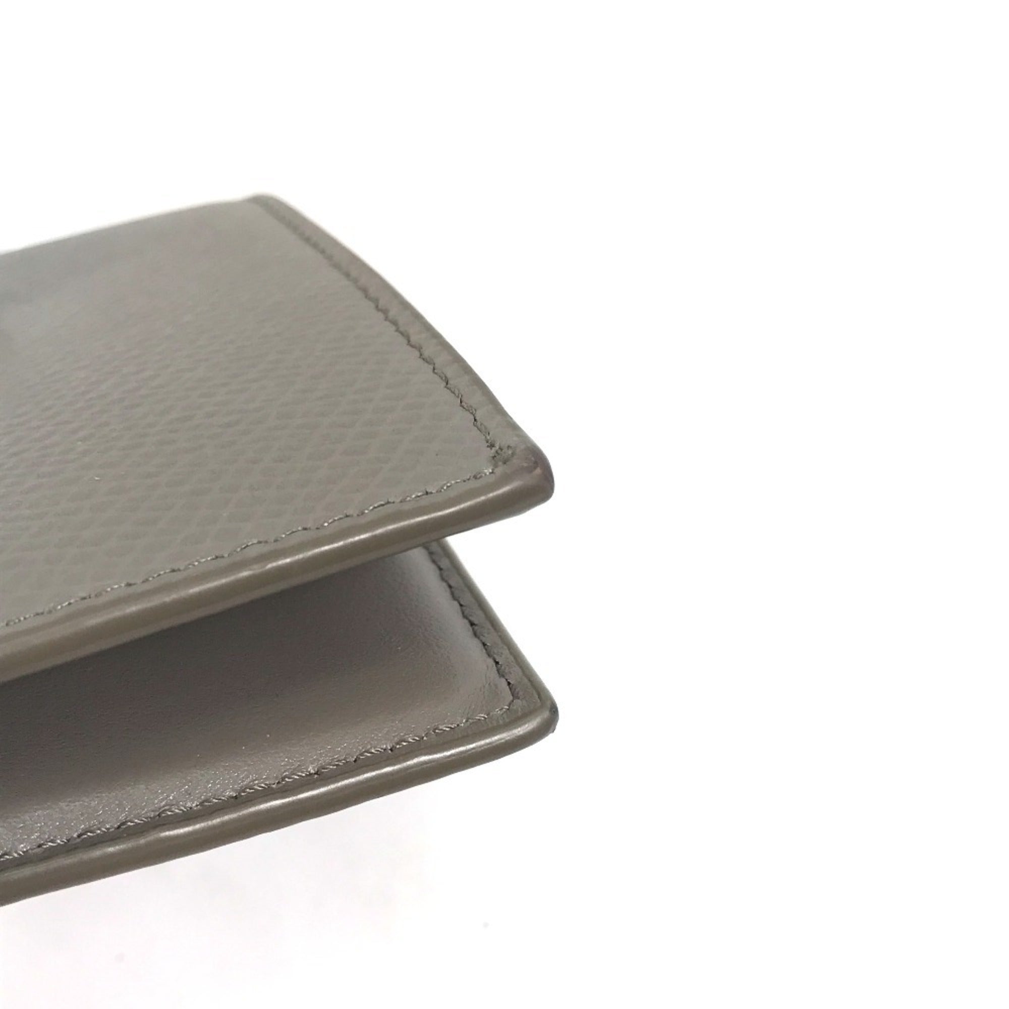 Celine Gray Light Blue Leather Coin Purse/Coin Case (Pre-Owned)