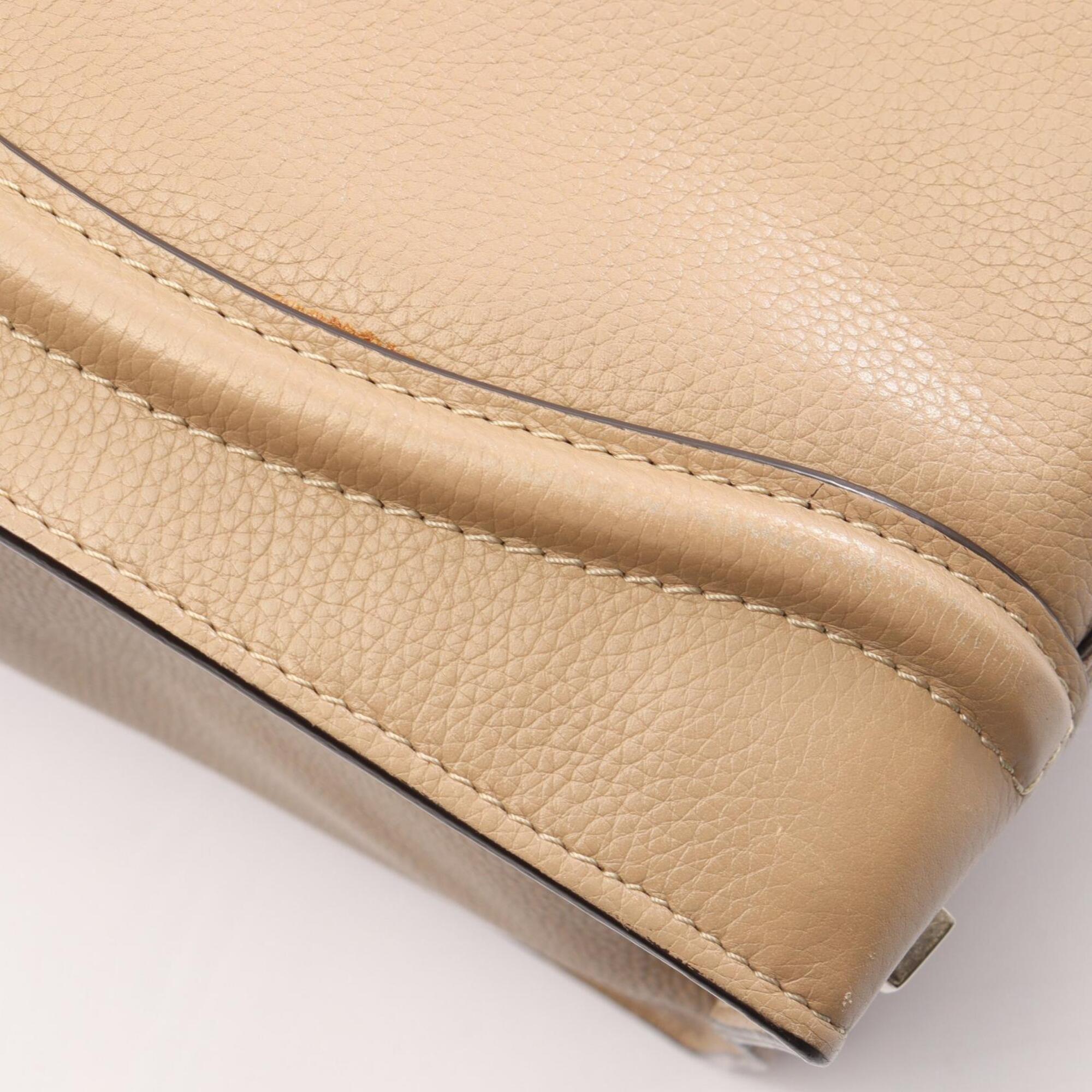 Celine Beige Leather Handbag (Pre-Owned)