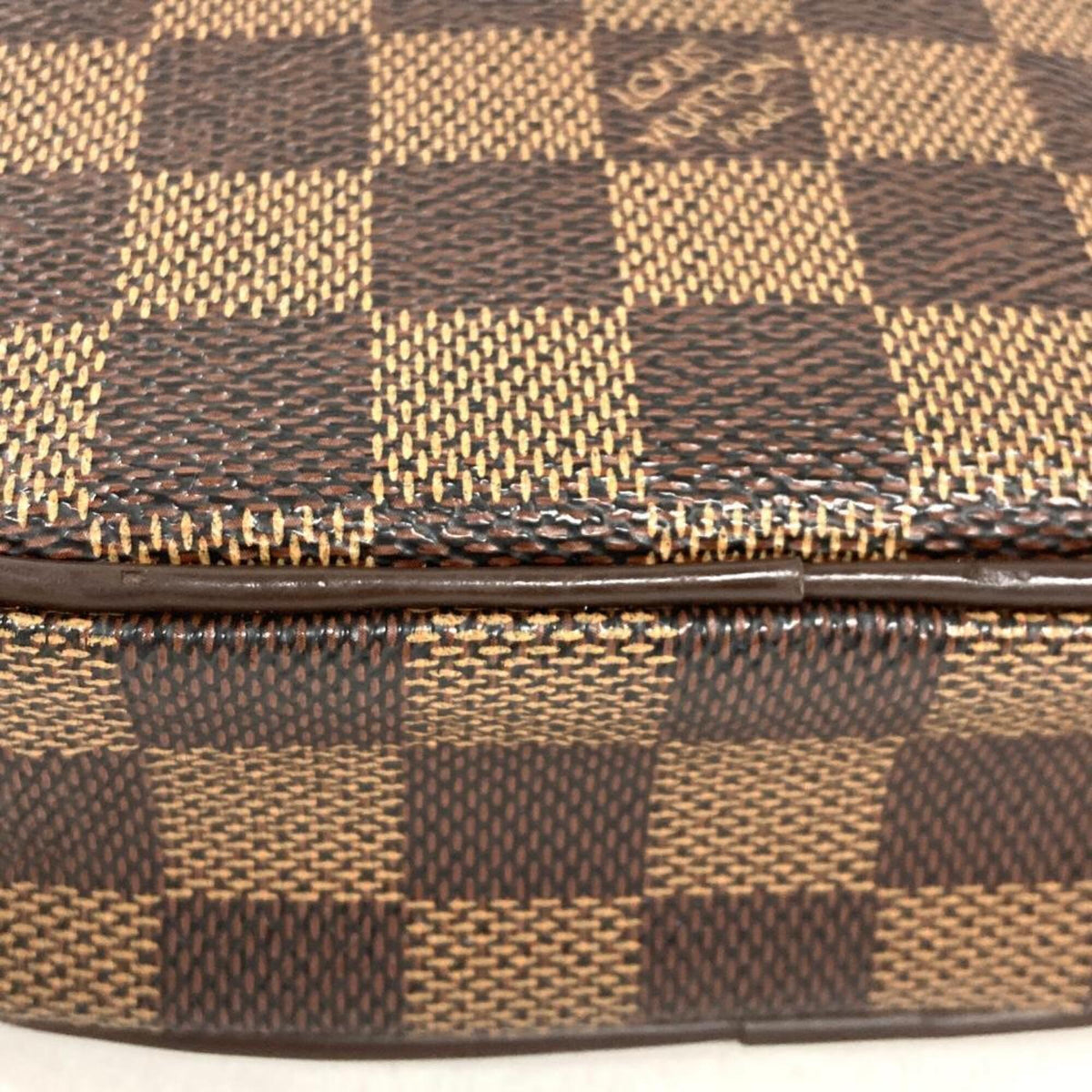 Louis Vuitton Brown Damier Canvas Ebene Galle Damier Canvas Shoulder Bag (Pre-Owned)