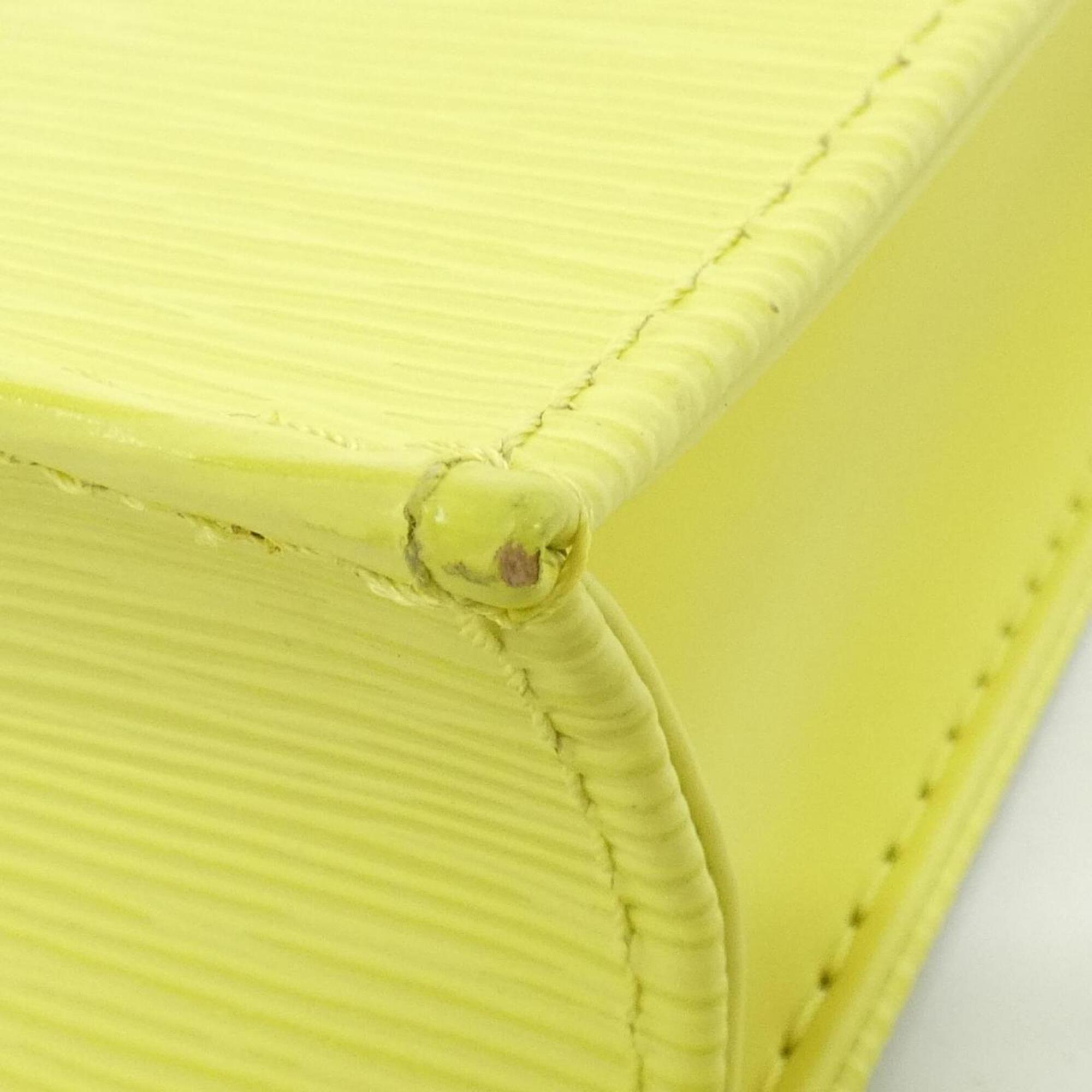 Louis Vuitton Yellow Leather Handbag (Pre-Owned)