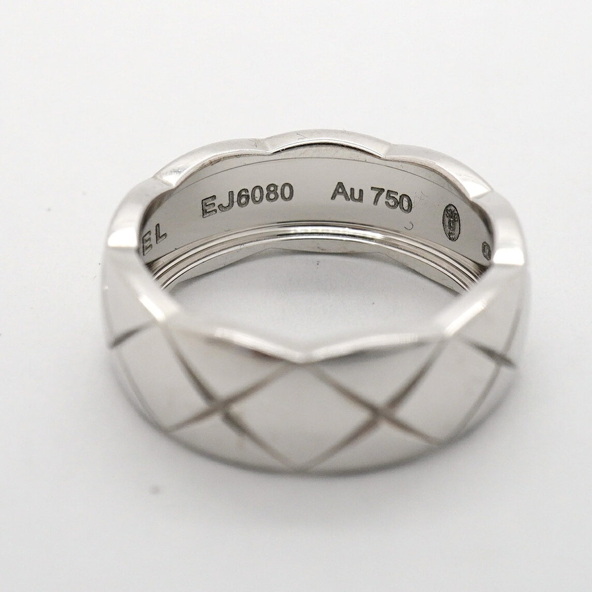 Chanel White Gold (18K) Band Ring (Pre-Owned)