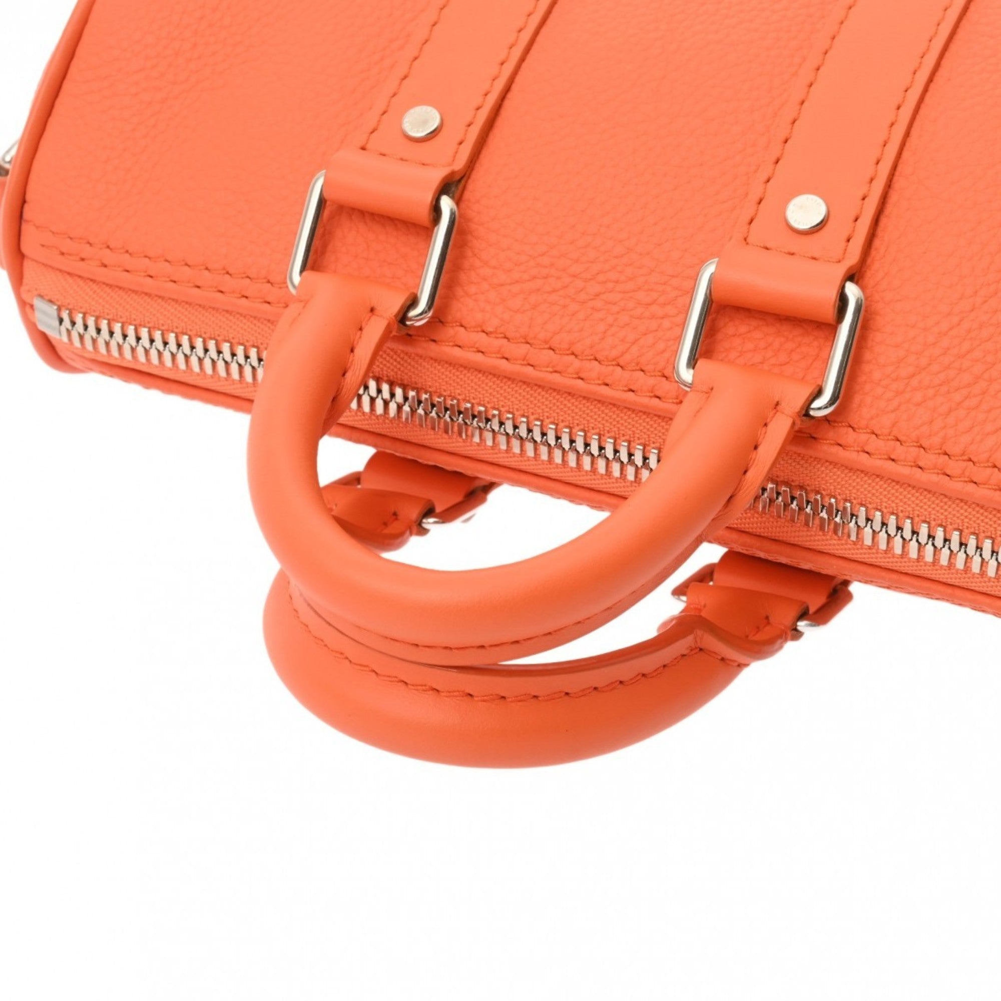 Louis Vuitton Orange Leather Handbag (Pre-Owned)