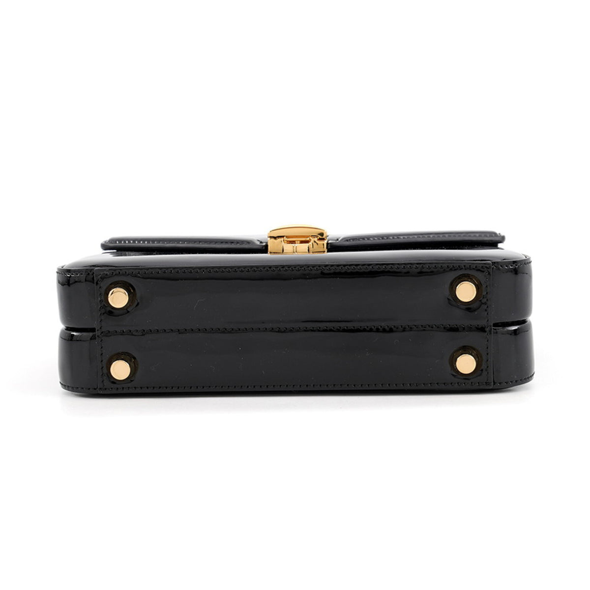 Gucci Black Leather Handbag Shoulder Bag (Pre-Owned)
