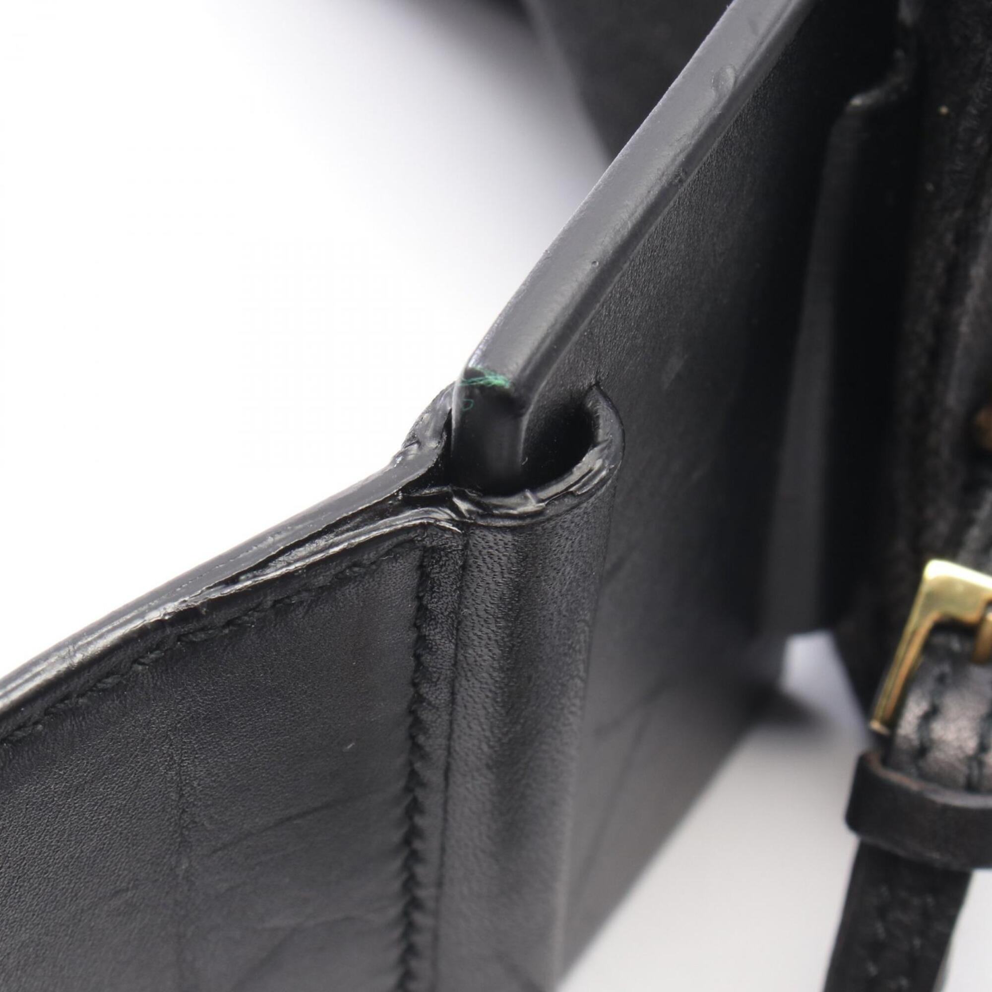 Gucci Gg Canvas Black Gg Canvas Handbag Shoulder Bag (Pre-Owned)