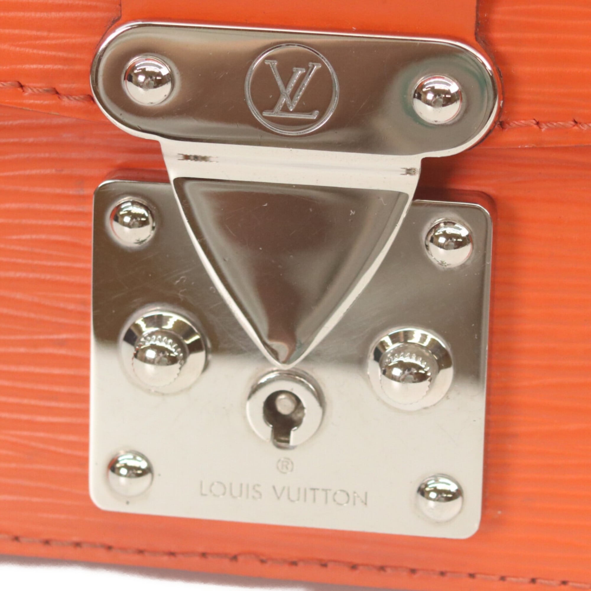 Louis Vuitton Orange Epi Leather Shoulder Bag (Pre-Owned)