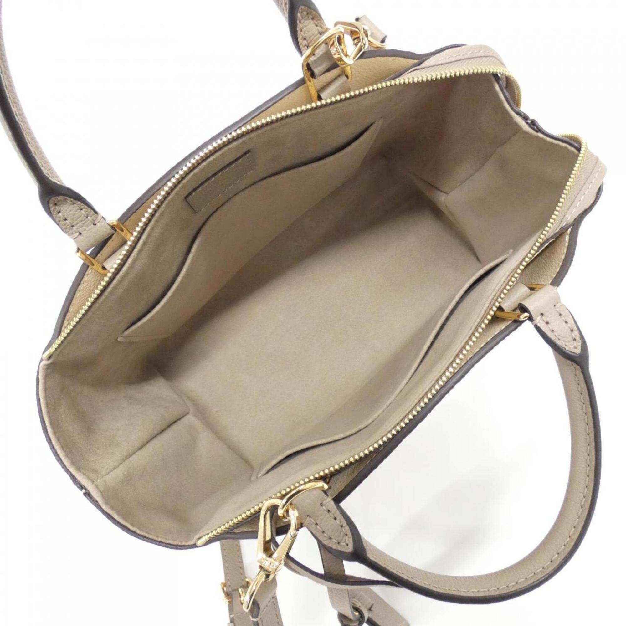 Louis Vuitton Monogram Empreinte Tourterelle Leather Handbag (Pre-Owned)