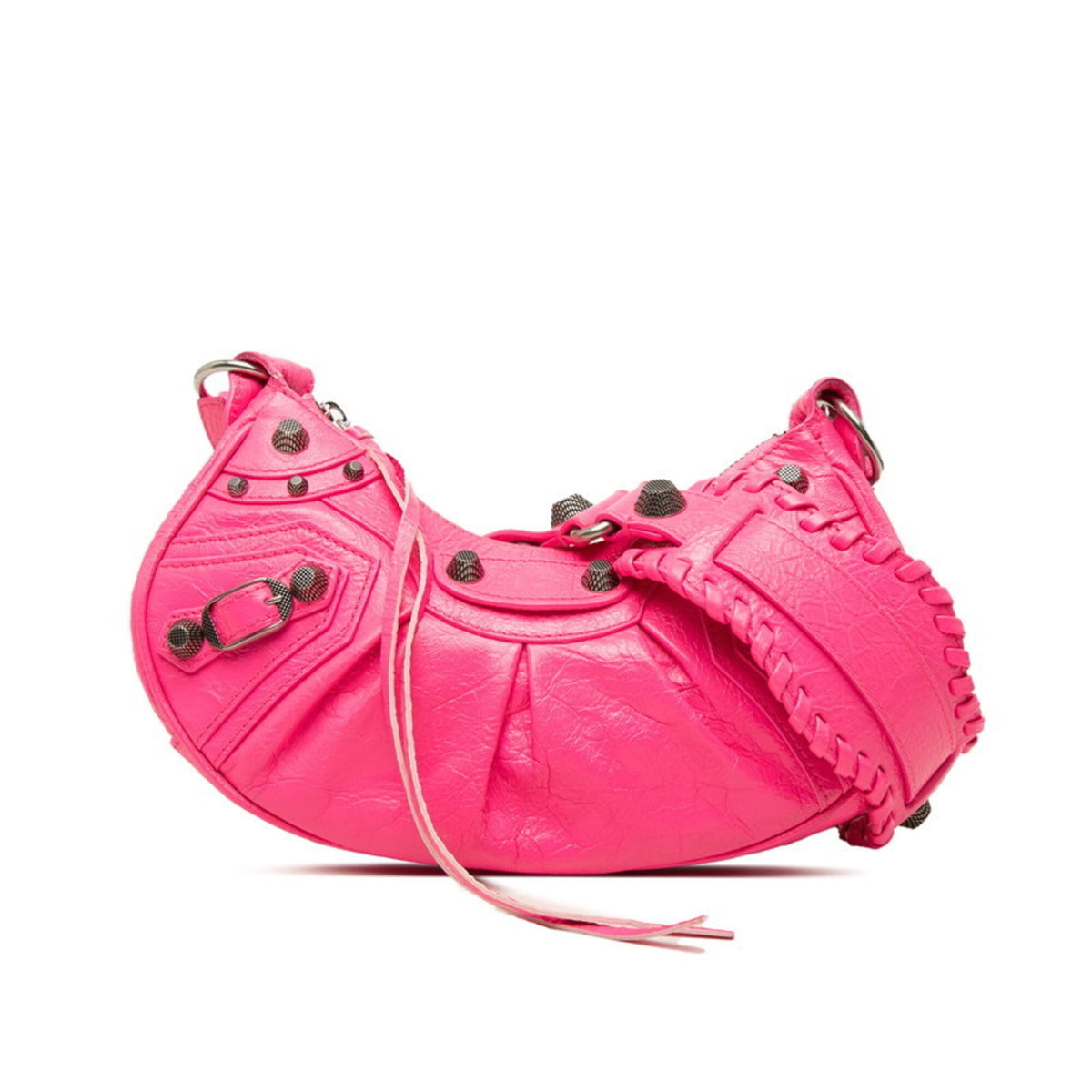 Balenciaga Pink Leather Shoulder Bag (Pre-Owned)