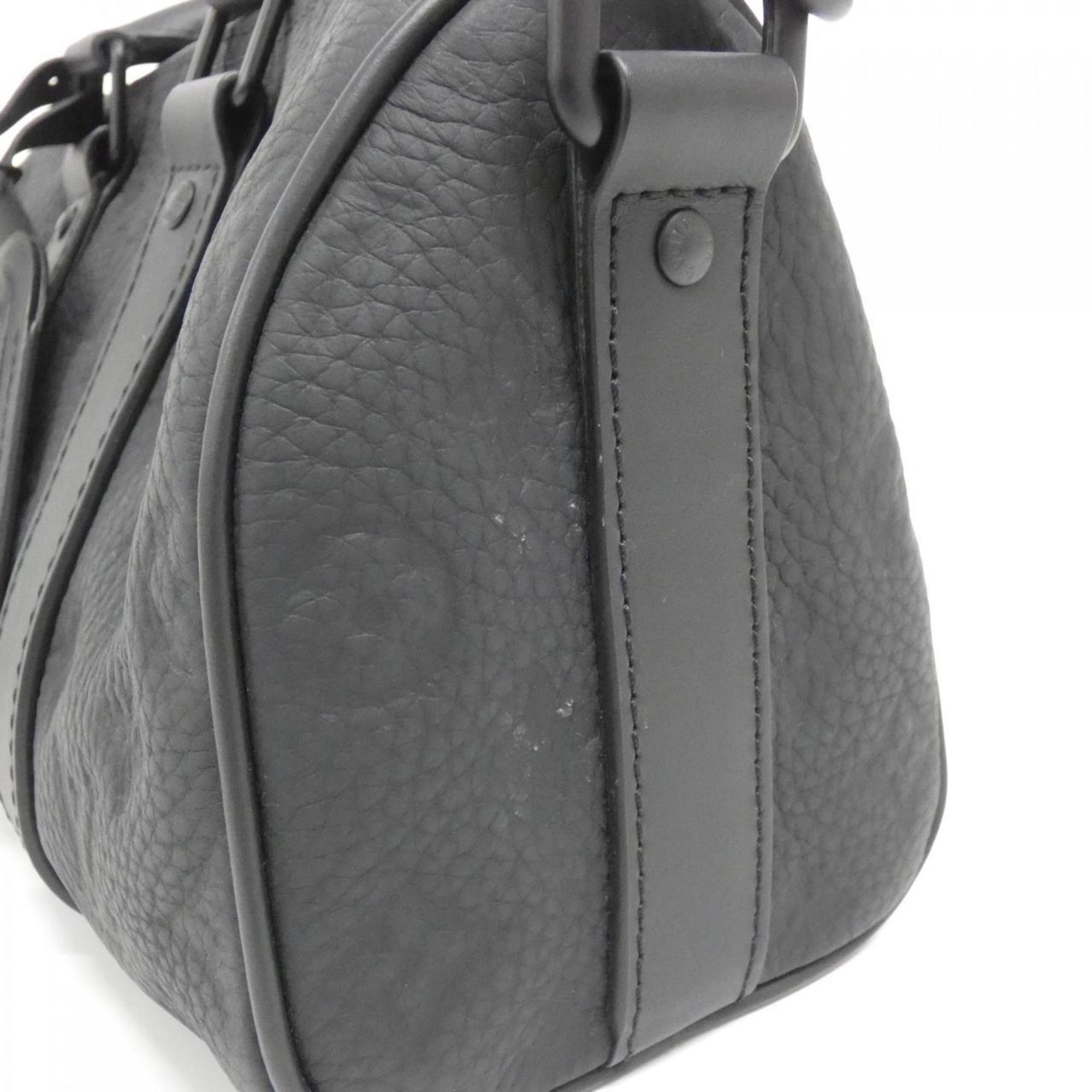 Louis Vuitton Taurillon Black Leather Boston Bag (Pre-Owned)