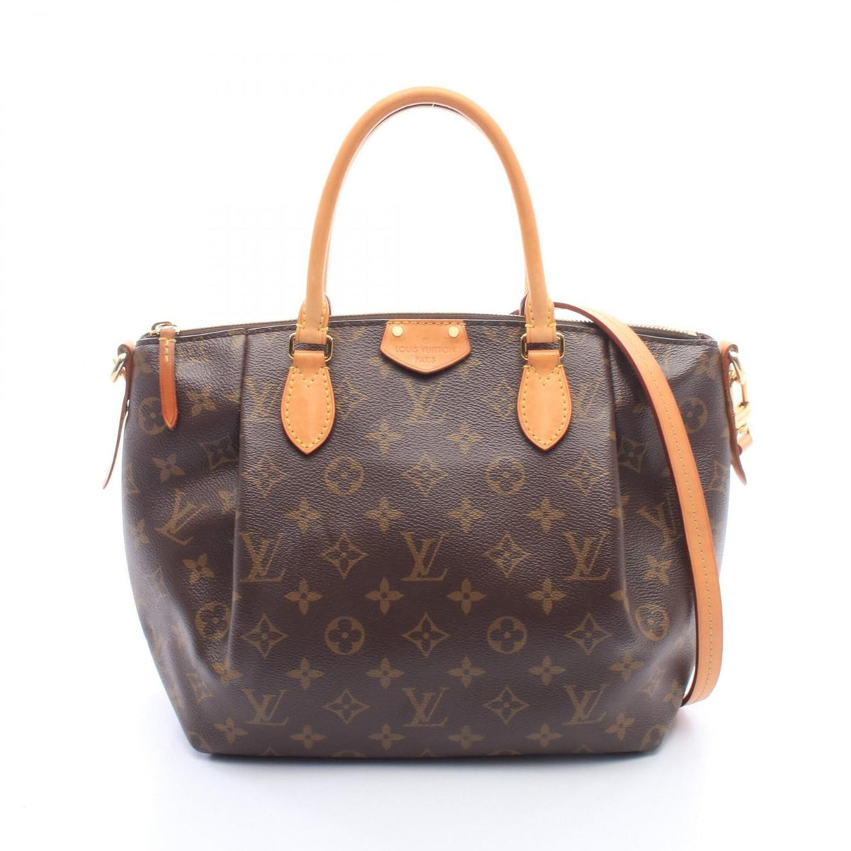 Louis Vuitton Brown Pvc Leather Handbag (Pre-Owned)