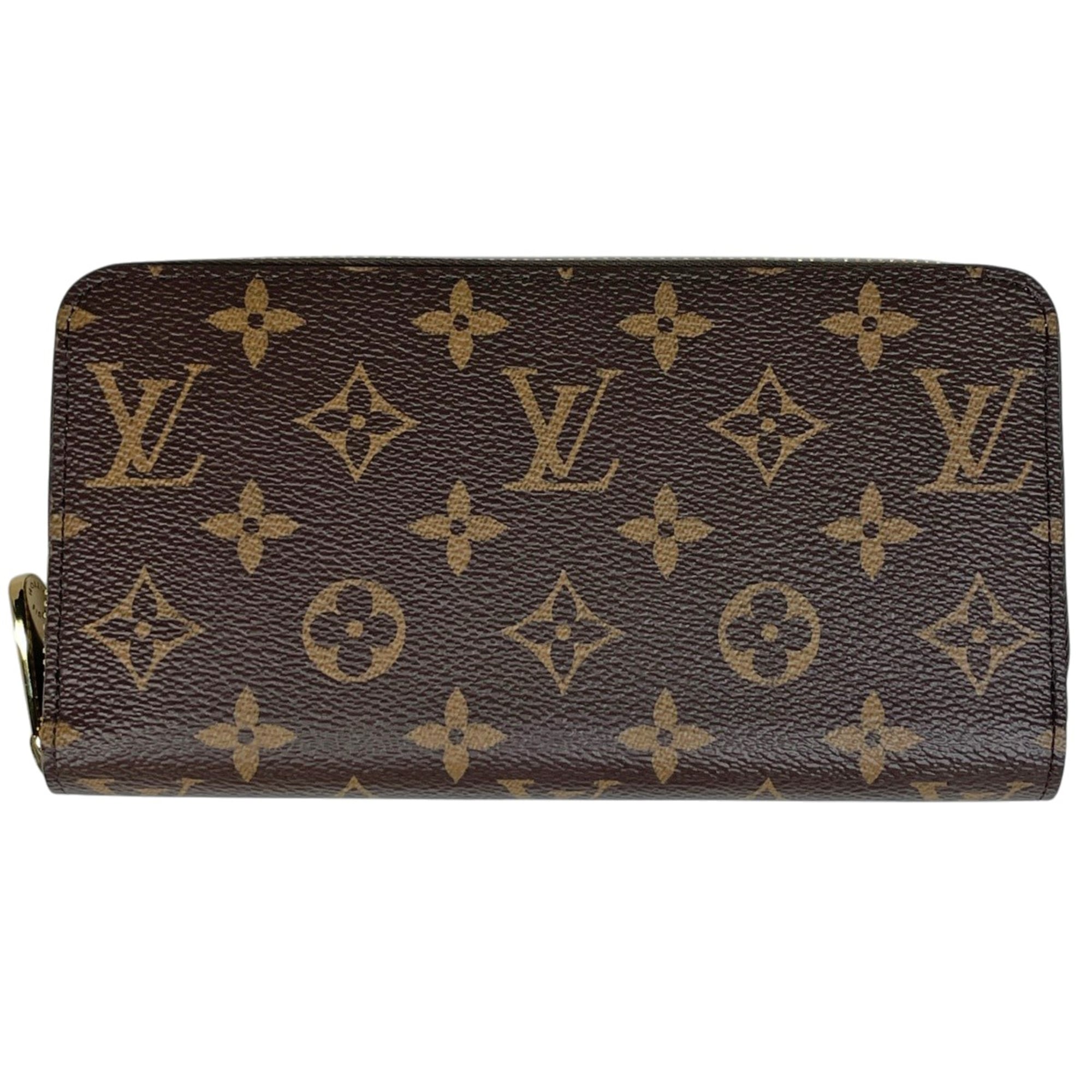 Louis Vuitton Brown Monogram Sky Blue Monogram Long Wallet (Bi-Fold) (Pre-Owned)