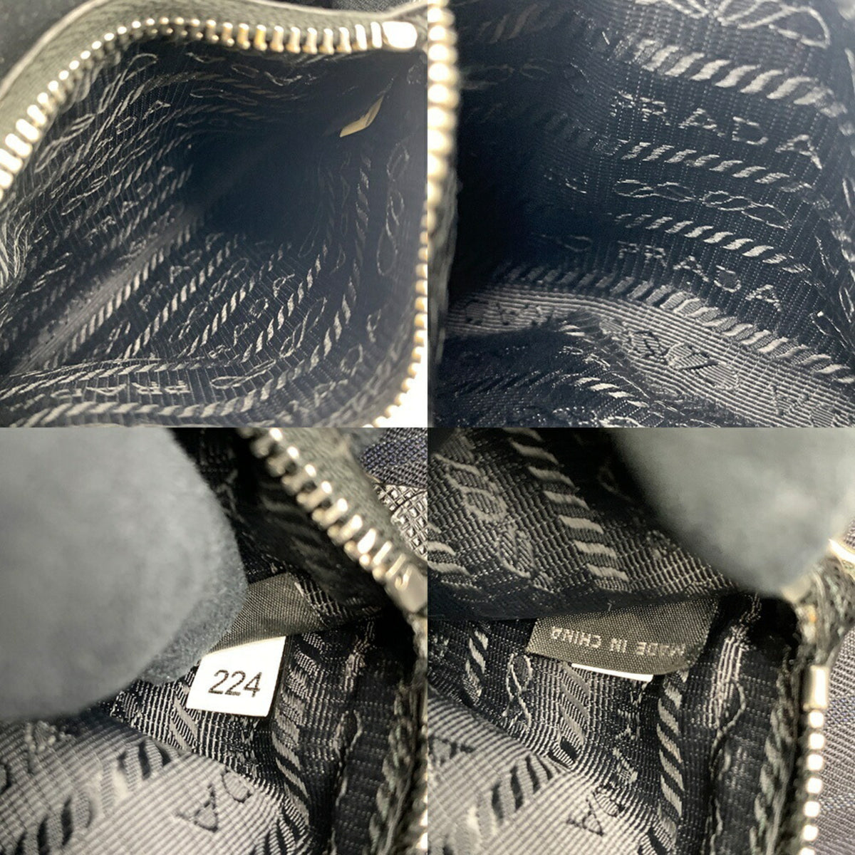 Prada Black Saffiano Triangle Coin Purse/Coin Case (Pre-Owned)