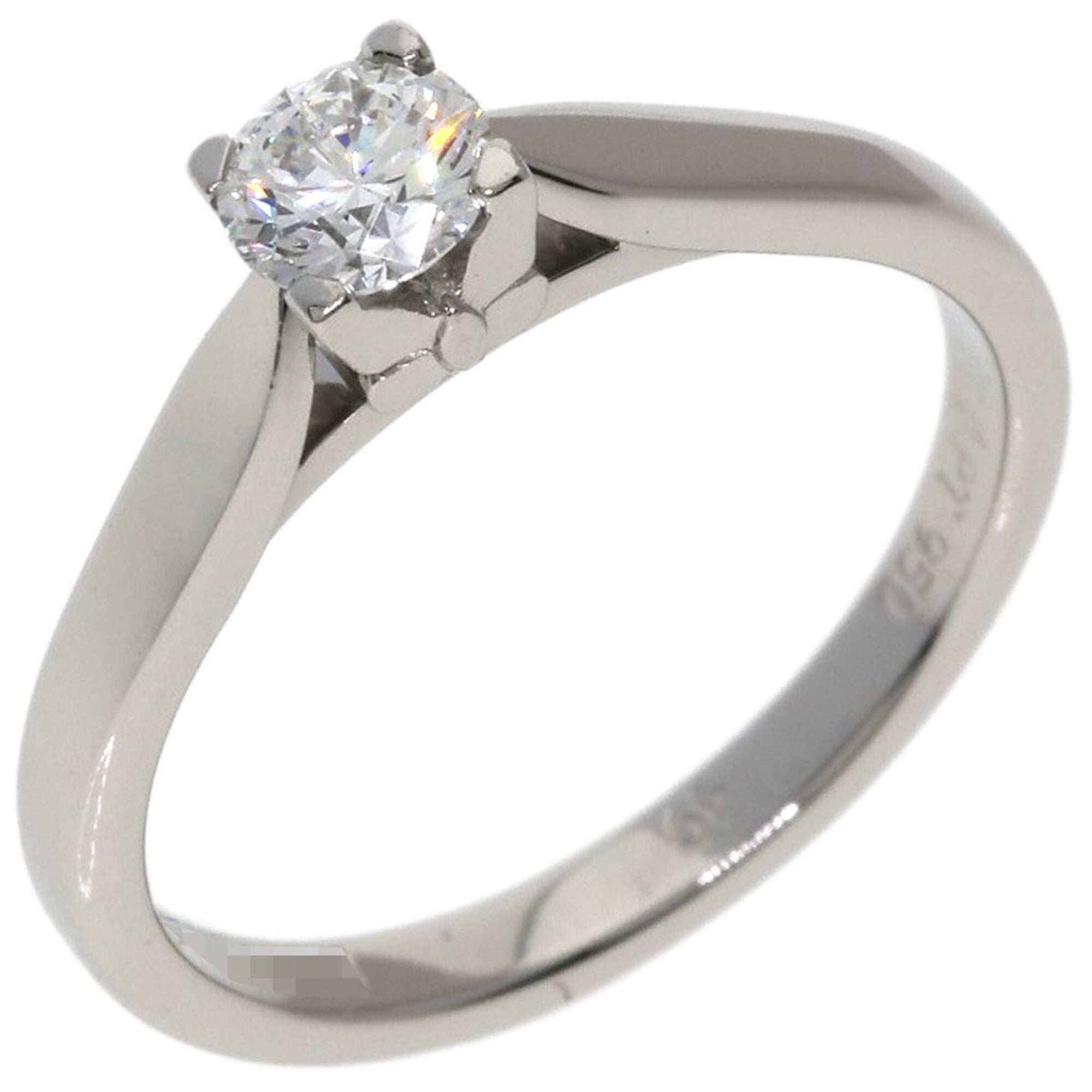 Van Cleef & Arpels Platinum 950 Band Ring (Pre-Owned)
