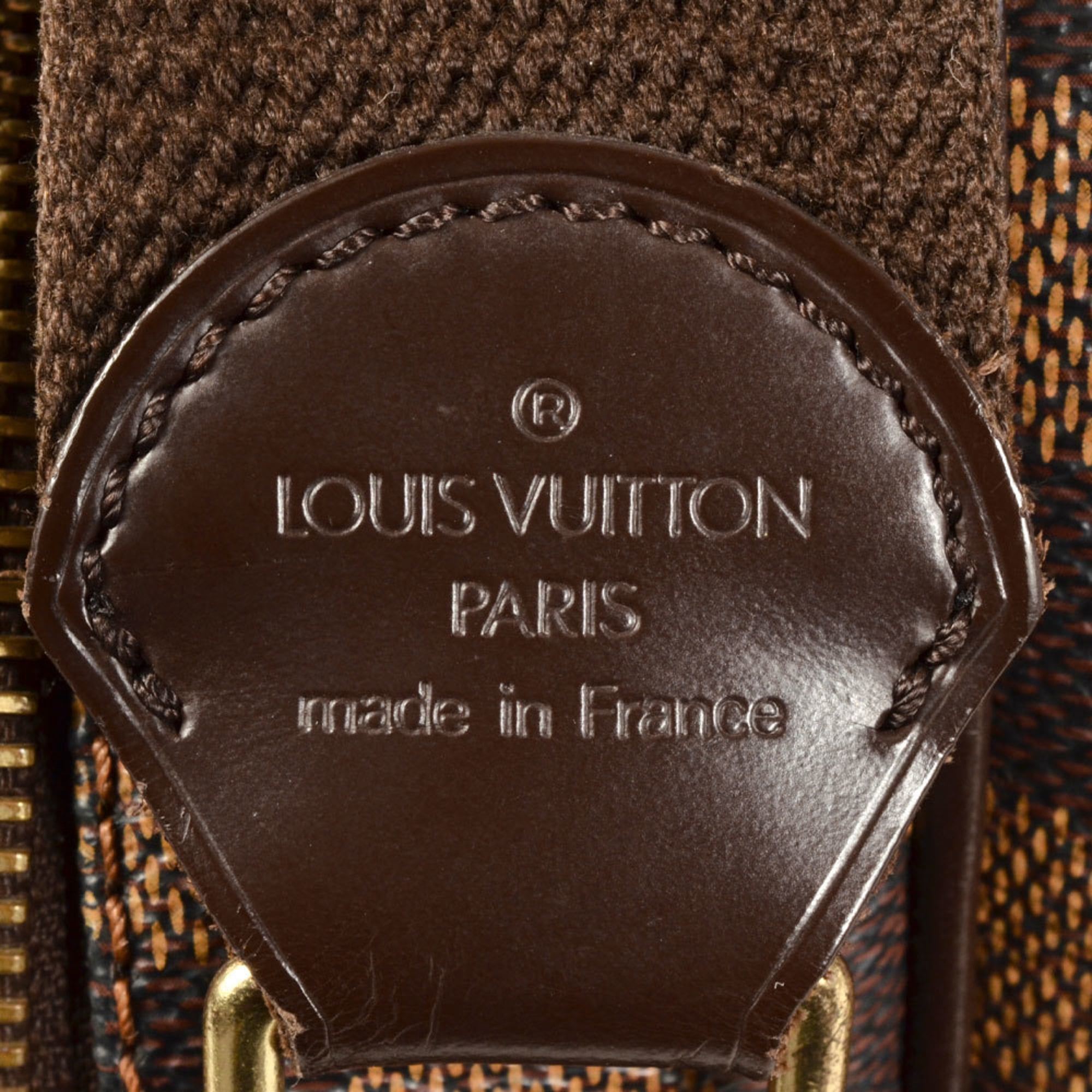 Louis Vuitton Brown Damier Canvas Ebene Damier Canvas Shoulder Bag (Pre-Owned)
