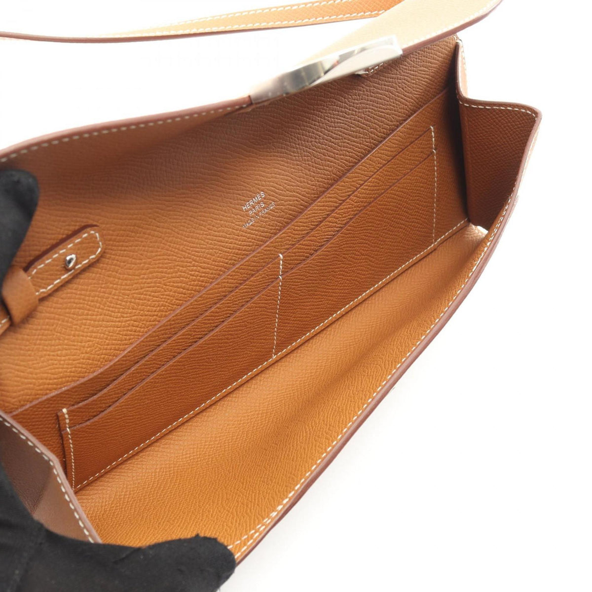 Hermes Brown Epsom Leather Shoulder Bag (Pre-Owned)
