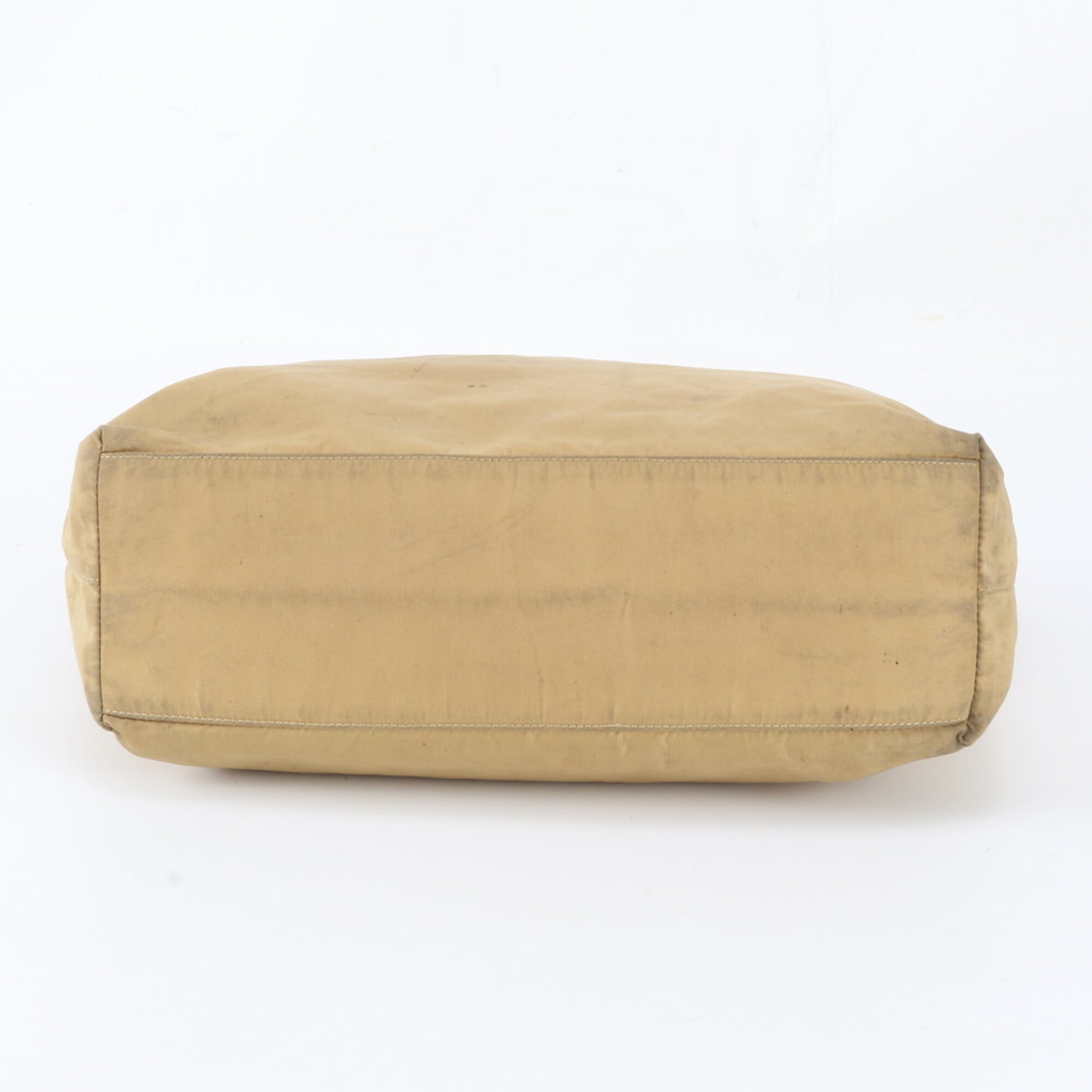 Prada Beige Tessuto Handbag Tote Bag (Pre-Owned)