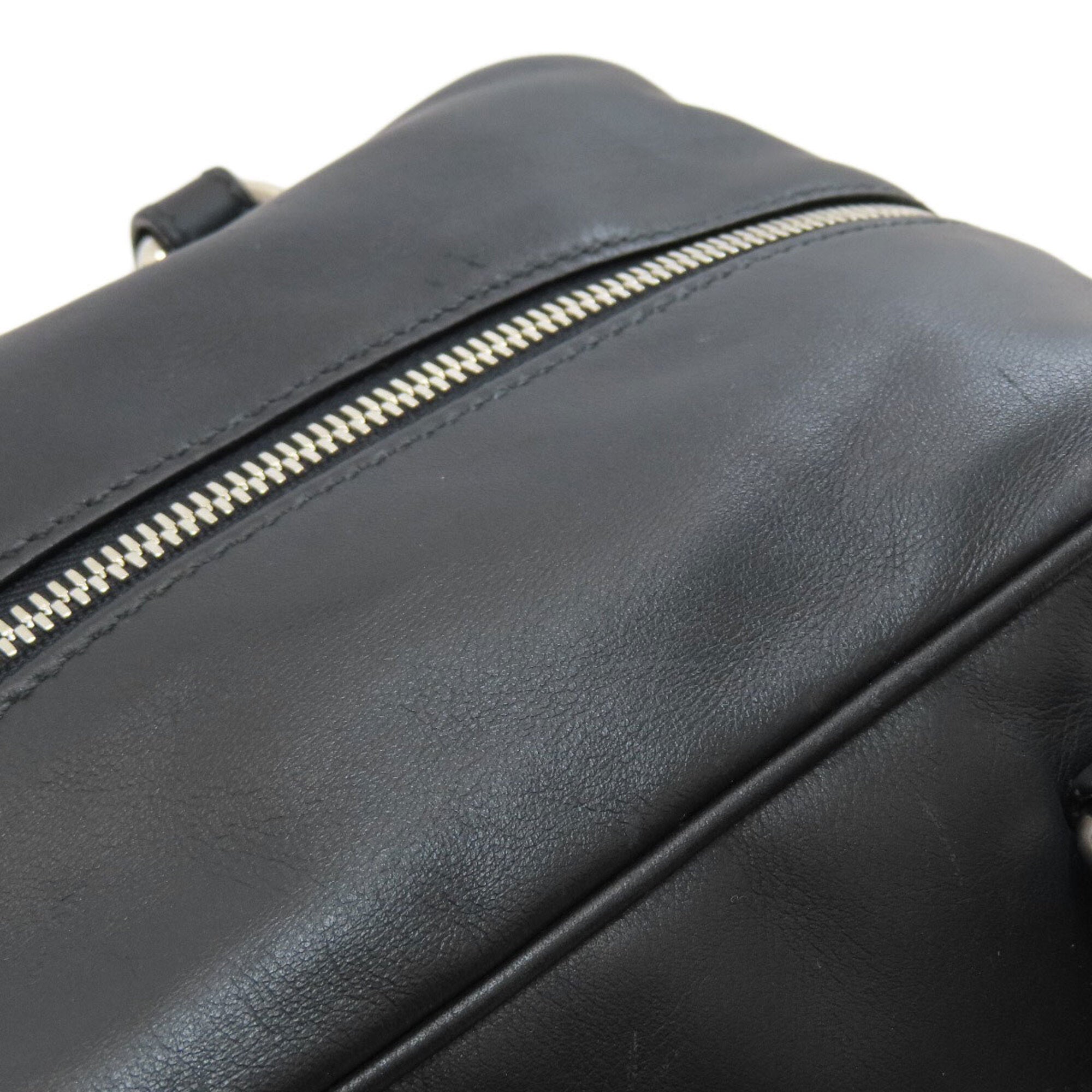 Prada Black Leather Boston Bag (Pre-Owned)