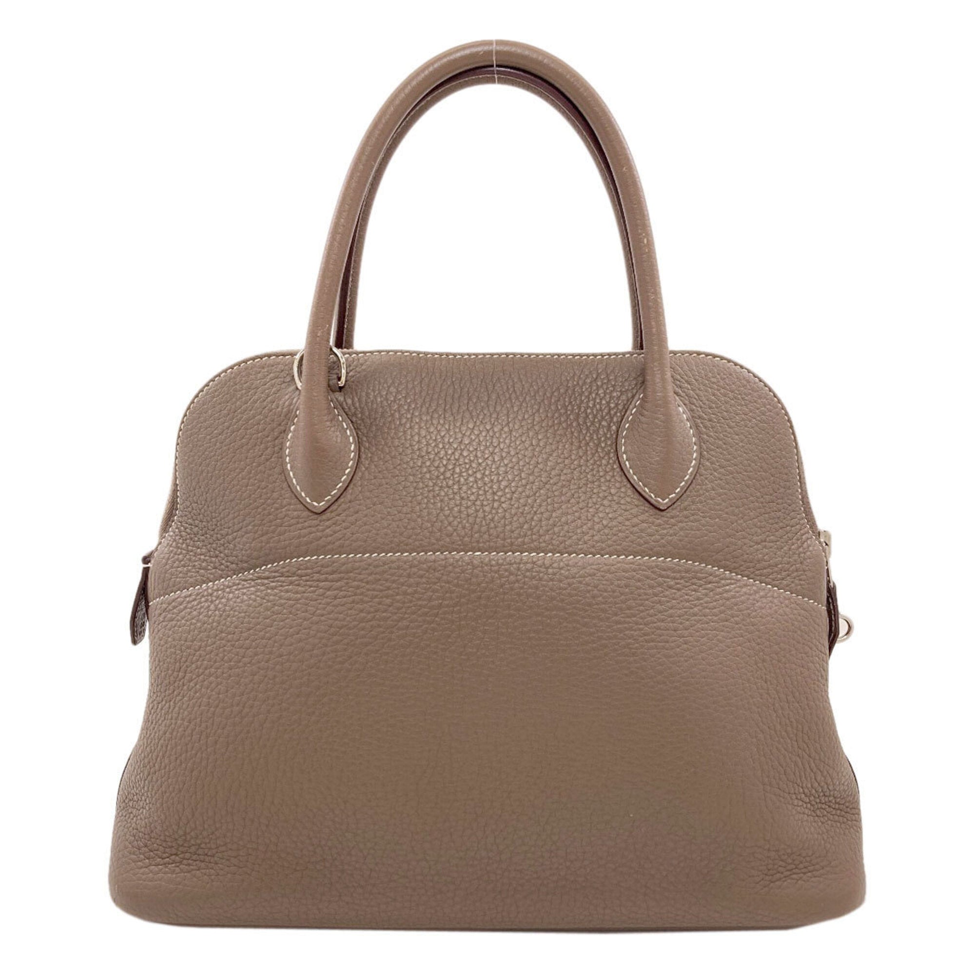 Hermes Bolide Etoupe Gray Handbag (Pre-Owned)