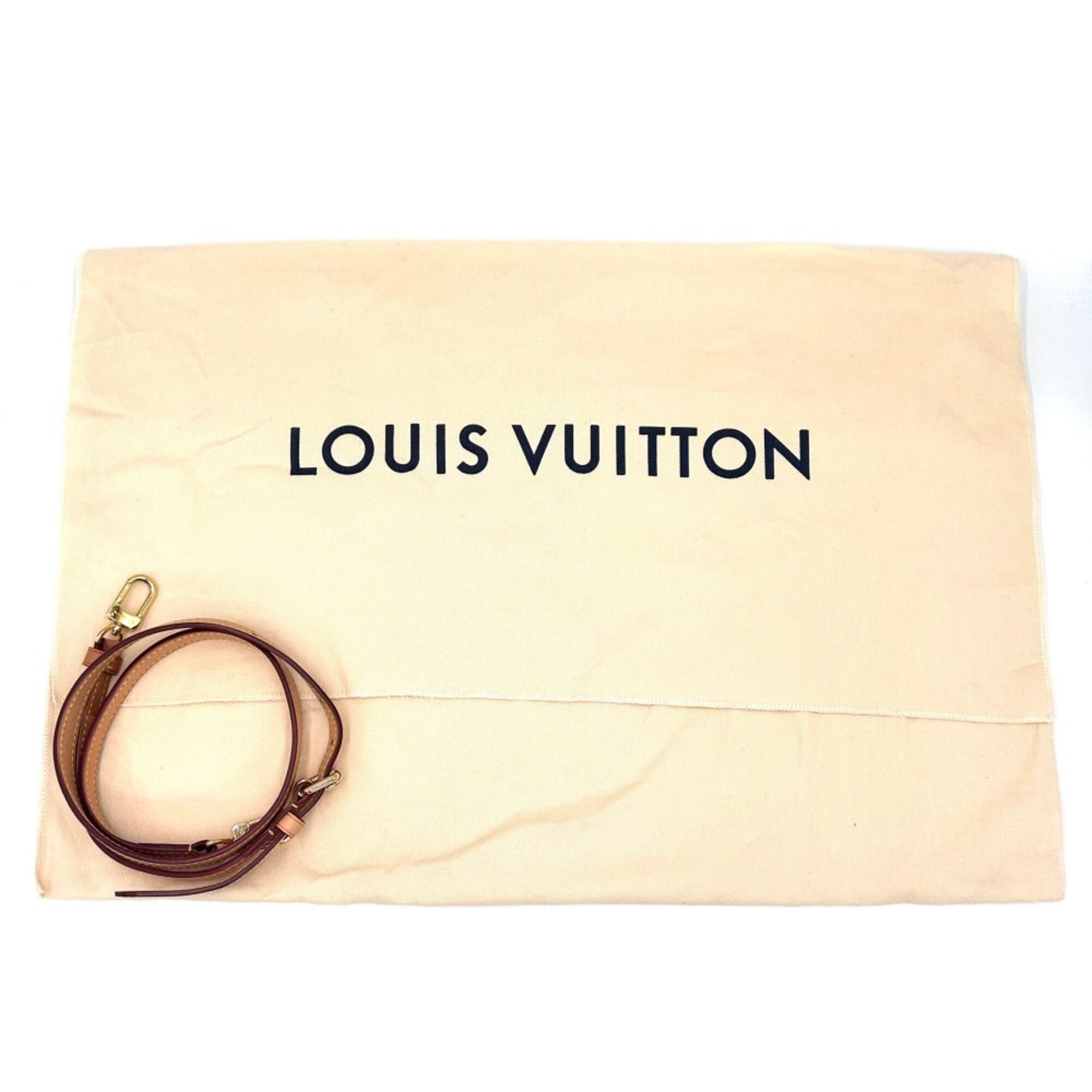 Louis Vuitton Brown Monogram Canvas Handbag Shoulder Bag (Pre-Owned)