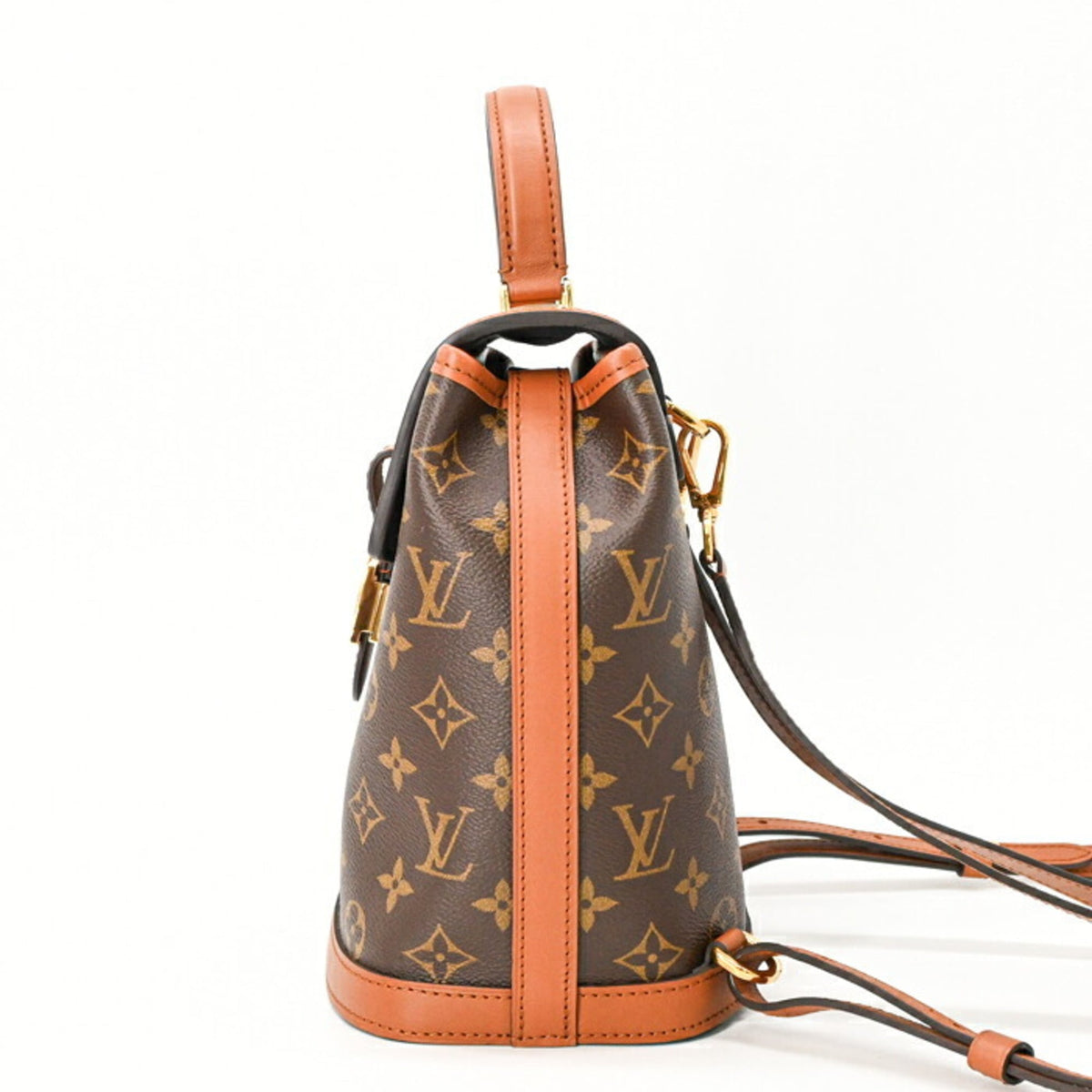 Louis Vuitton Brown Monogram Canvas Backpack (Pre-Owned)
