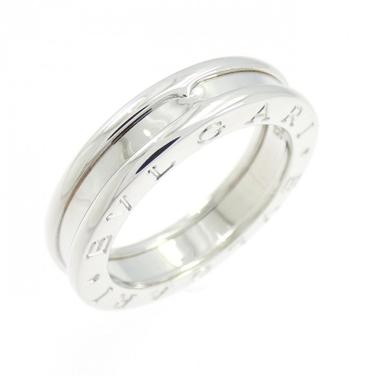 Bvlgari White Gold White Gold (18K) Band Ring (Pre-Owned)