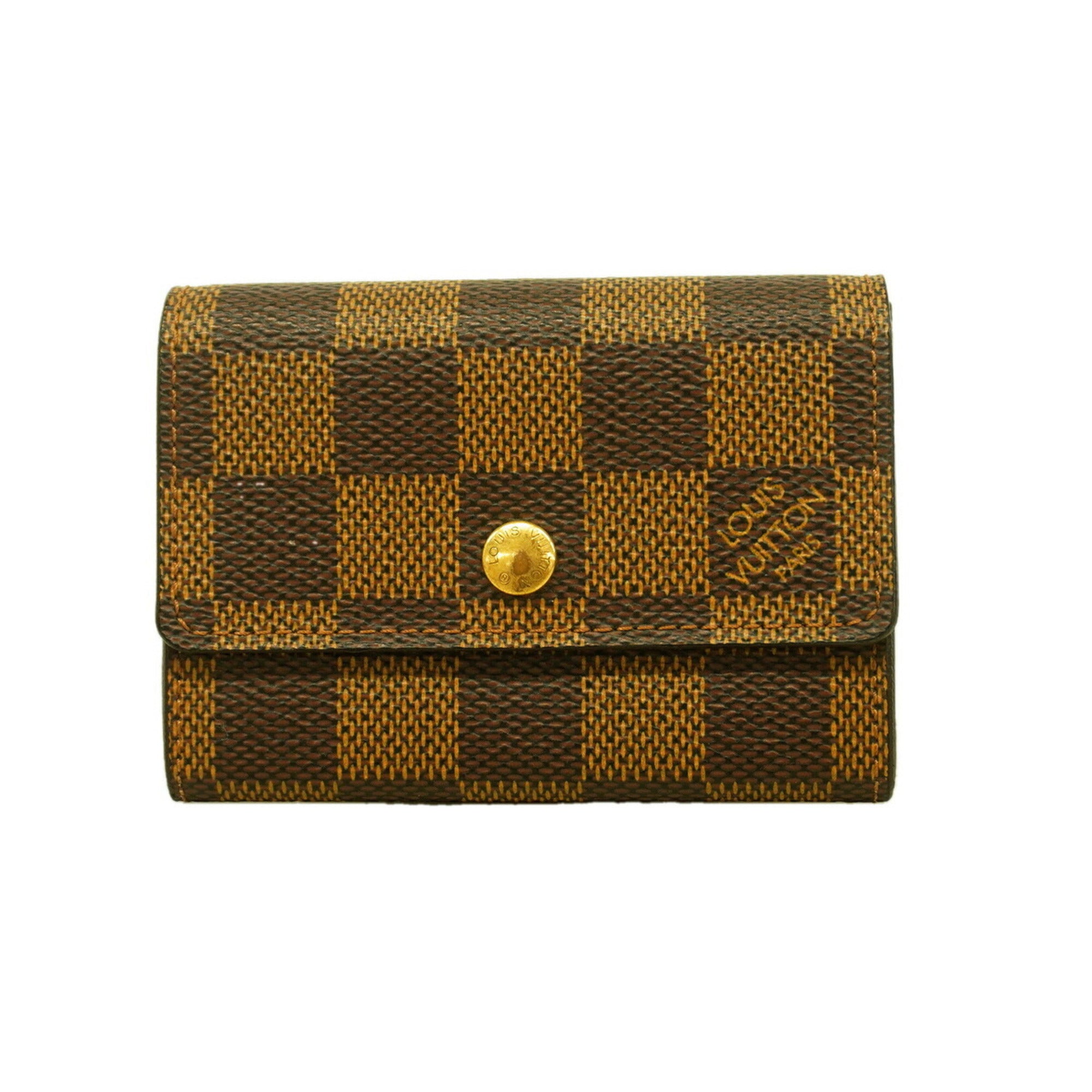 Louis Vuitton Ebene Coin Purse/Coin Case (Pre-Owned)