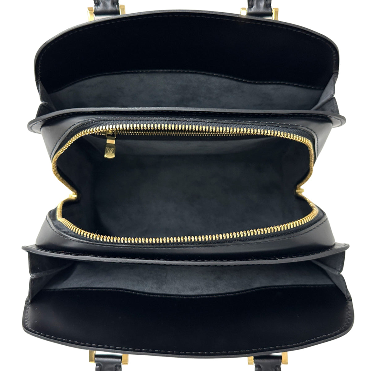 Louis Vuitton Black Noir Epi Leather Handbag (Pre-Owned)