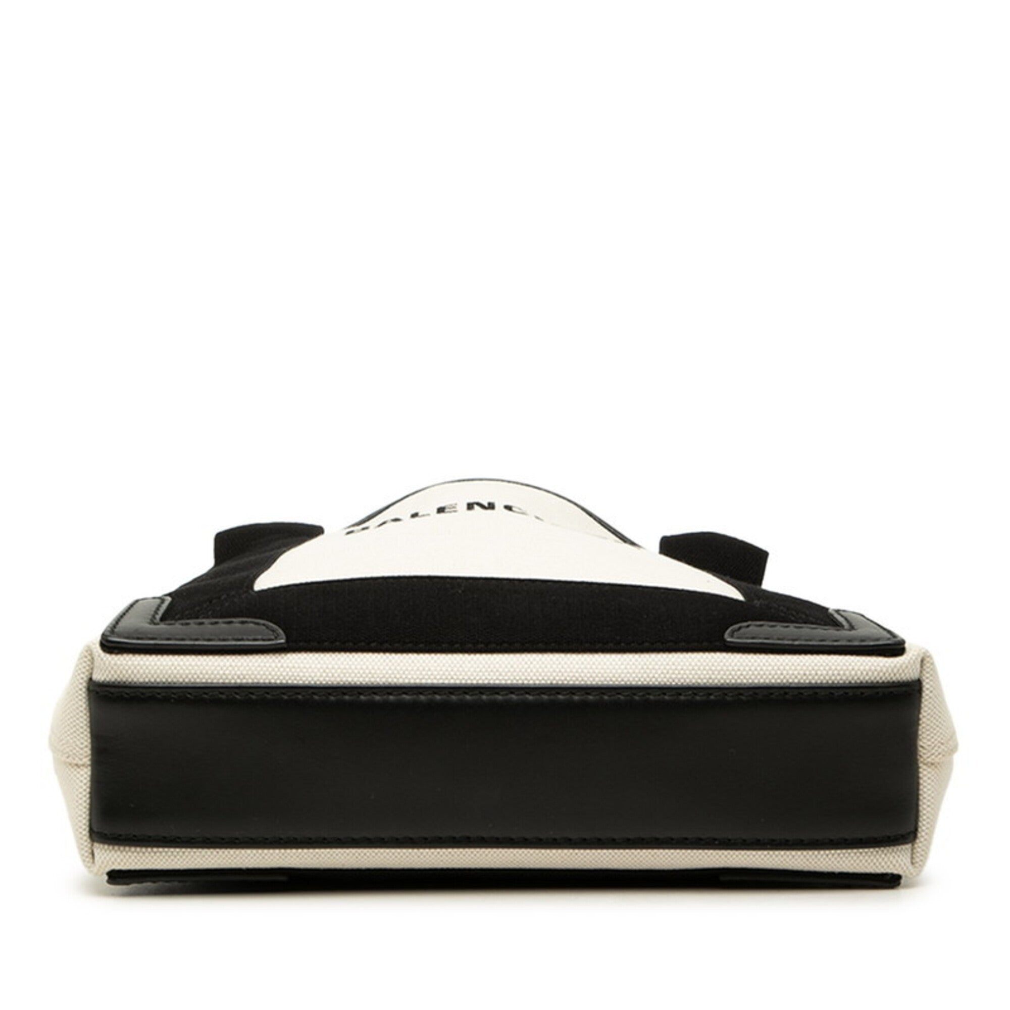 Balenciaga Black Ivory Ivory Handbag Pouch Shoulder Bag (Pre-Owned)