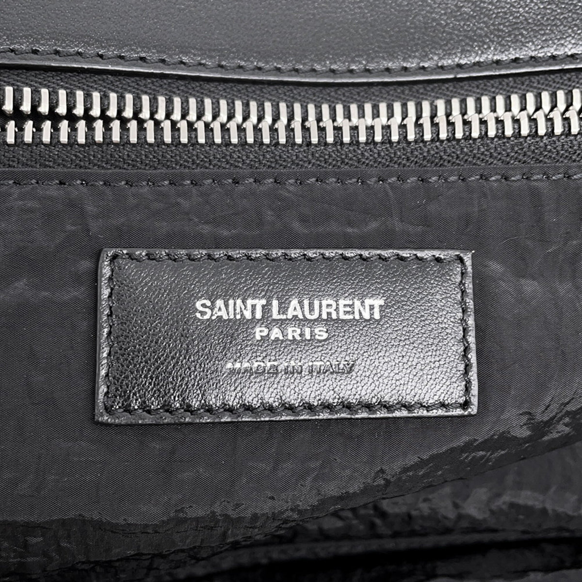 Yves Saint Laurent Sac De Jour Black Nylon Leather Handbag Tote Bag (Pre-Owned)