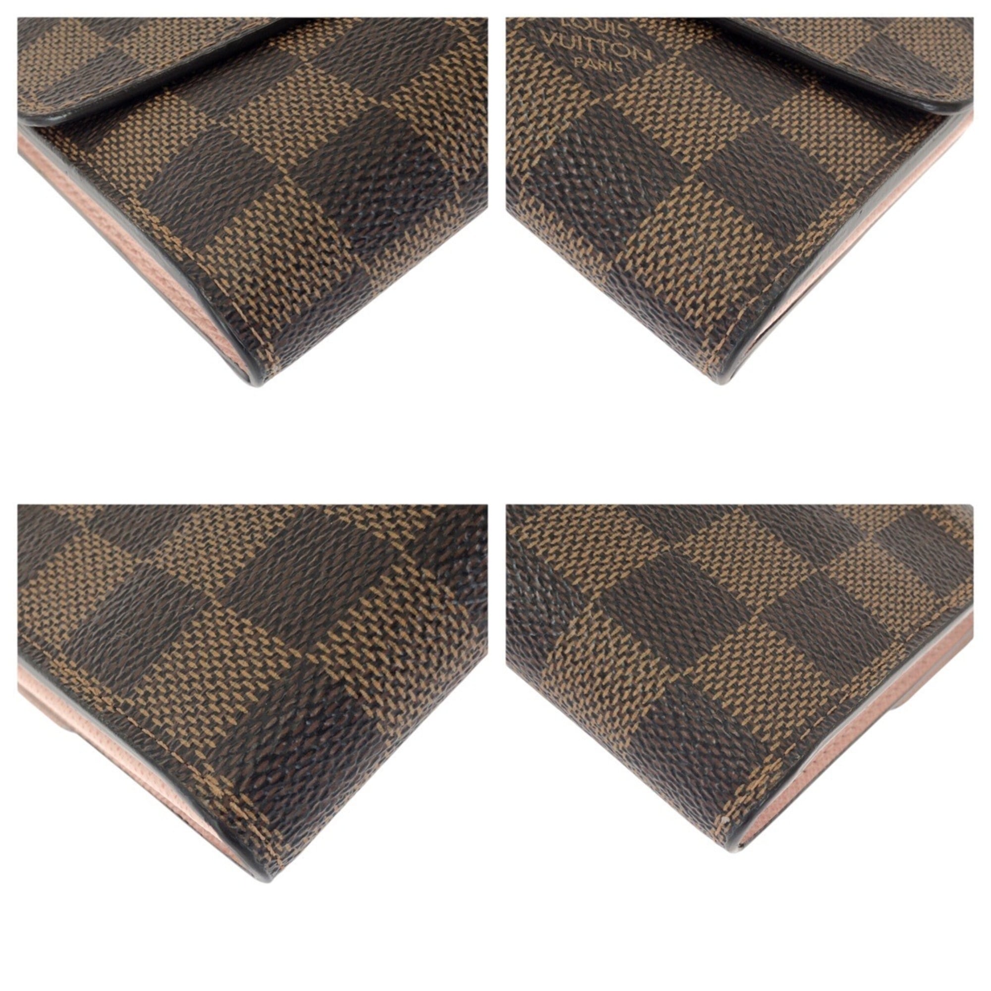 Louis Vuitton Brown Pvc Long Wallet (Bi-Fold) (Pre-Owned)