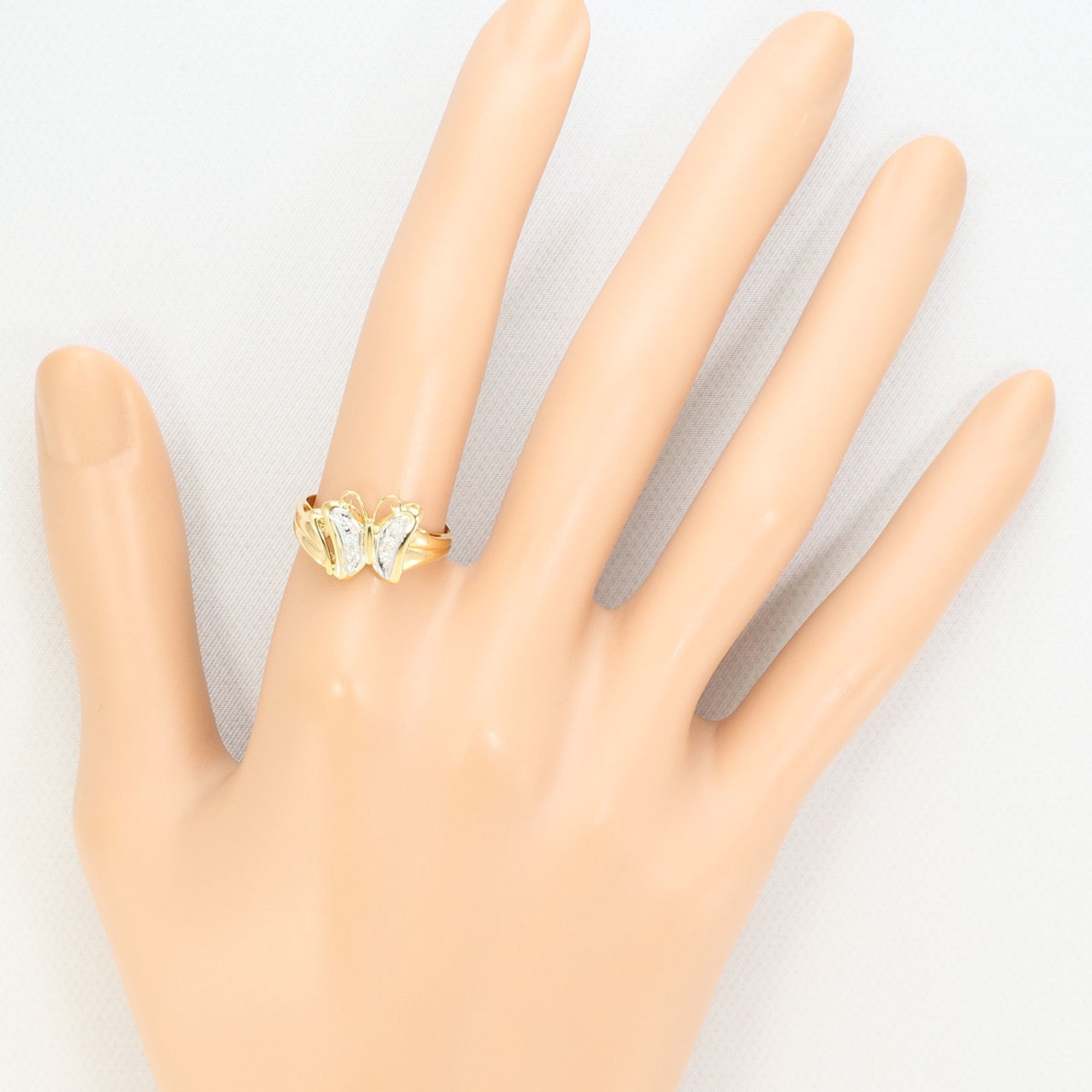 Unbranded Platinum Yellow Gold Yellow Gold (18K) Platinum 900 Band Ring (Pre-Owned)