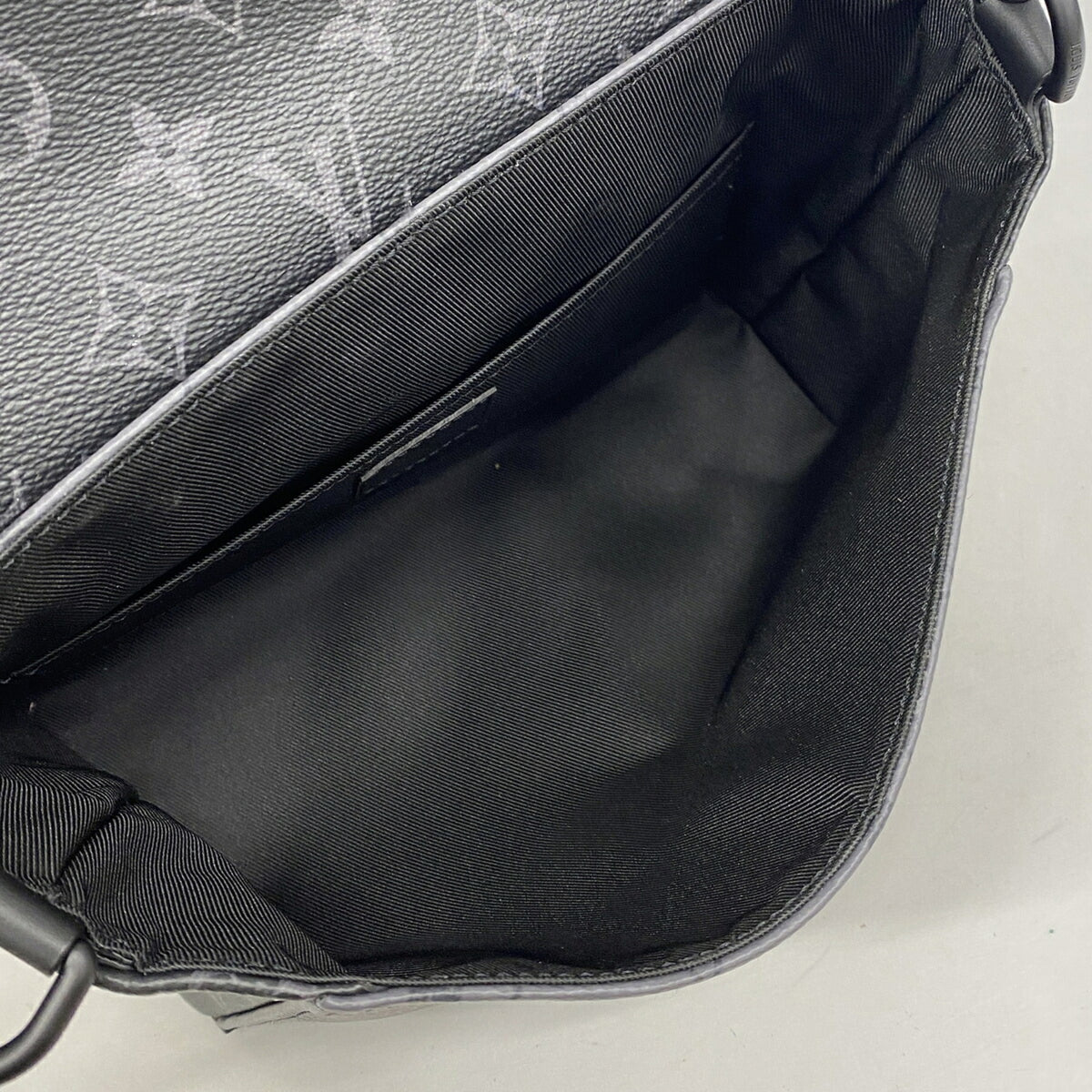 Louis Vuitton Black Gray Shoulder Bag (Pre-Owned)