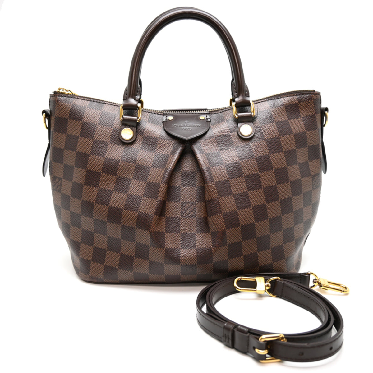 Louis Vuitton Brown Damier Canvas Handbag (Pre-Owned)