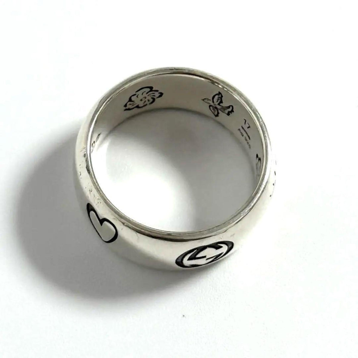 Gucci Silver 925 Band Ring (Pre-Owned)