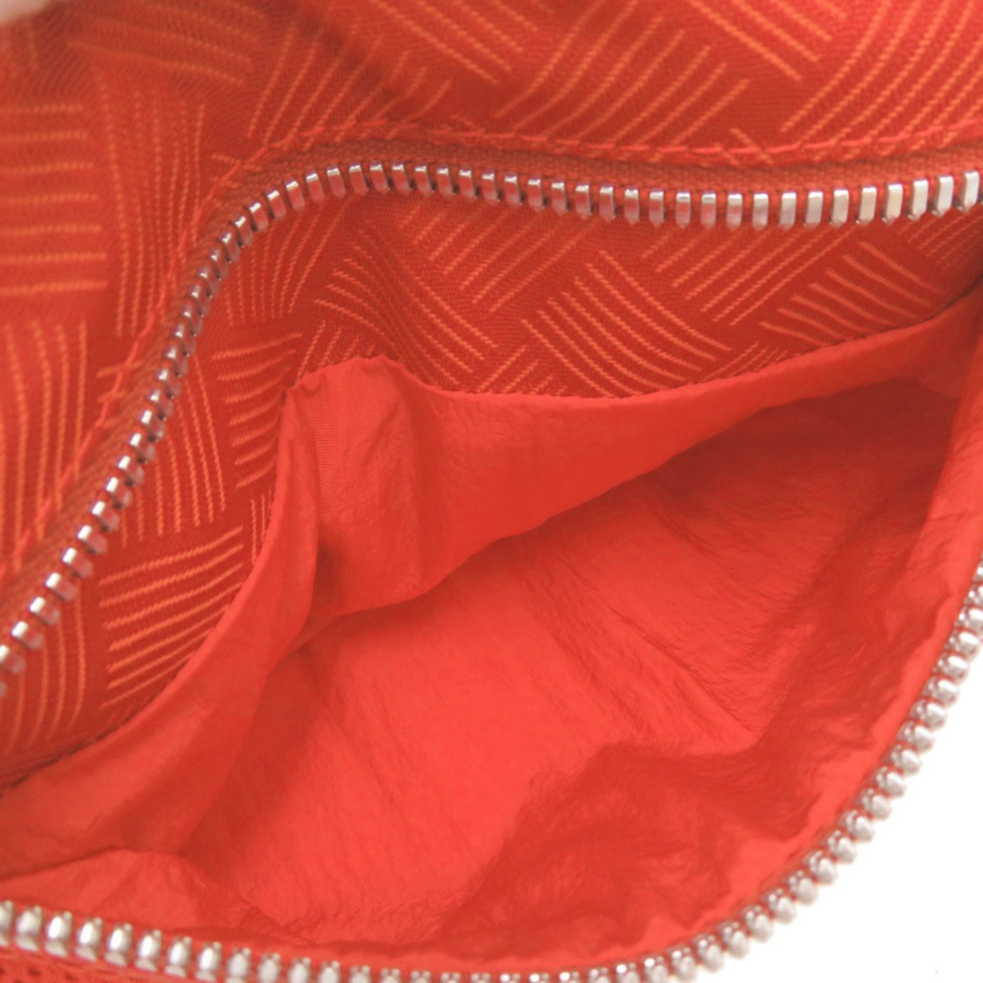Bottega Veneta Orange Nylon Sling Bag (Pre-Owned)