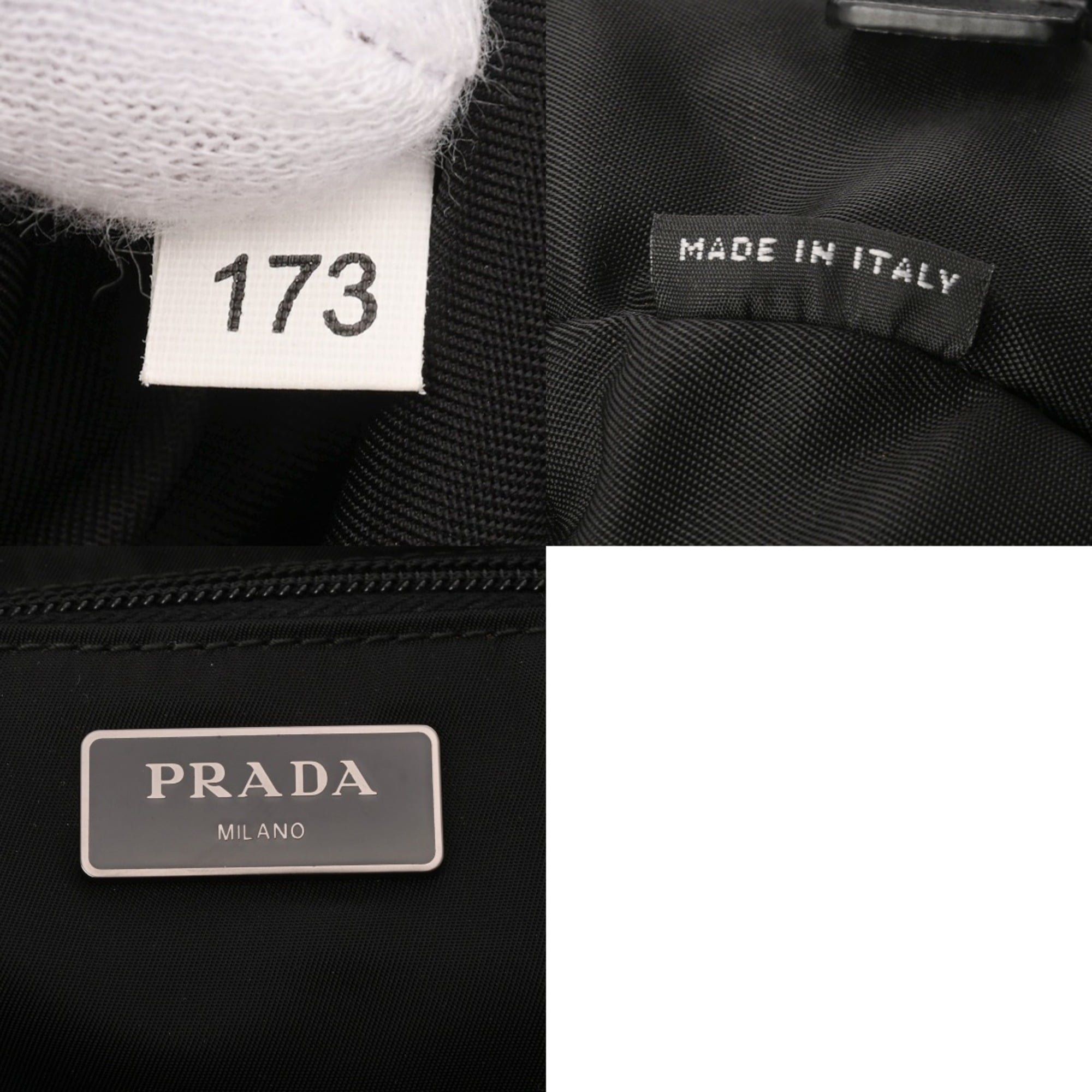 Prada Blue Nylon Shoulder Bag (Pre-Owned)