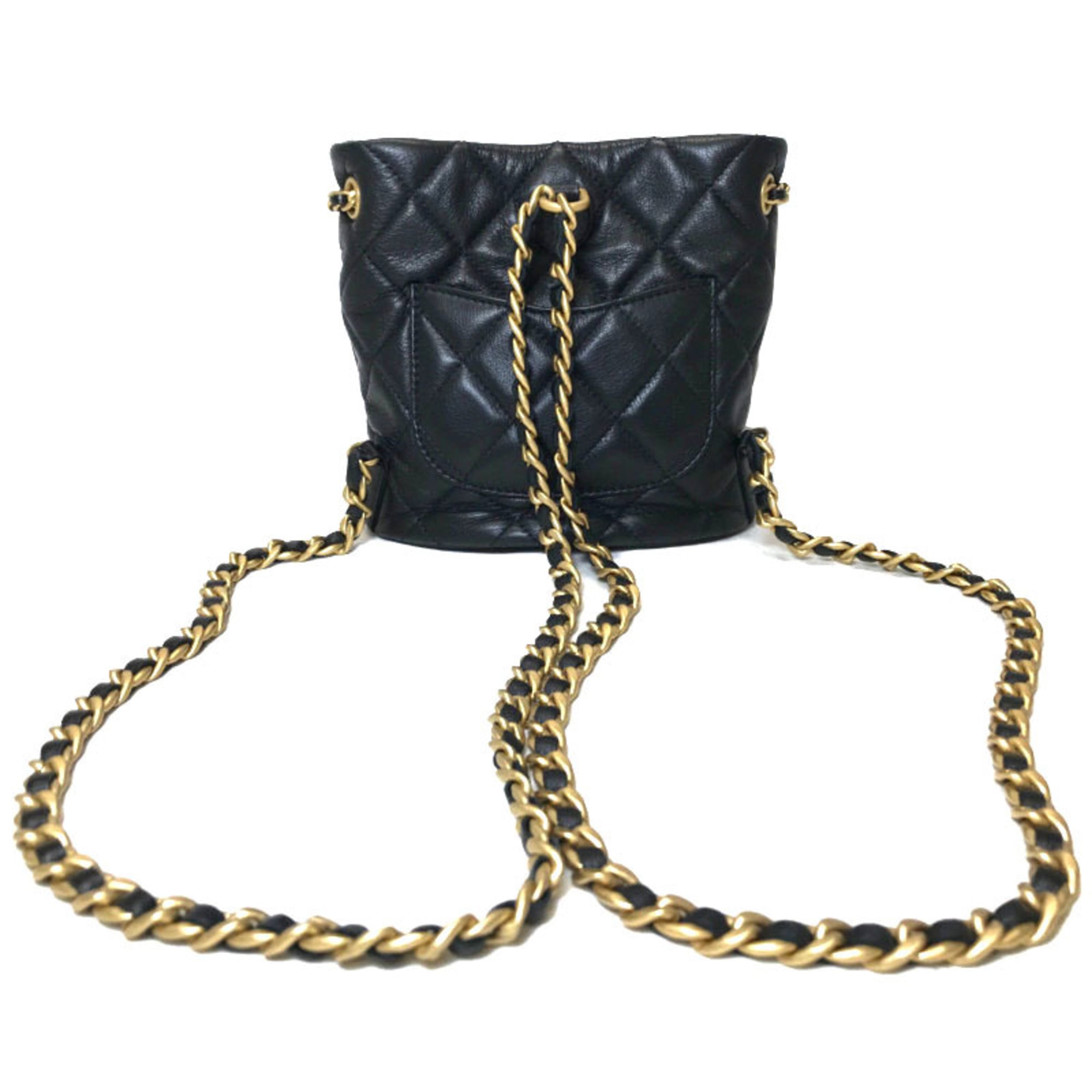 Chanel Black Leather Backpack (Pre-Owned)