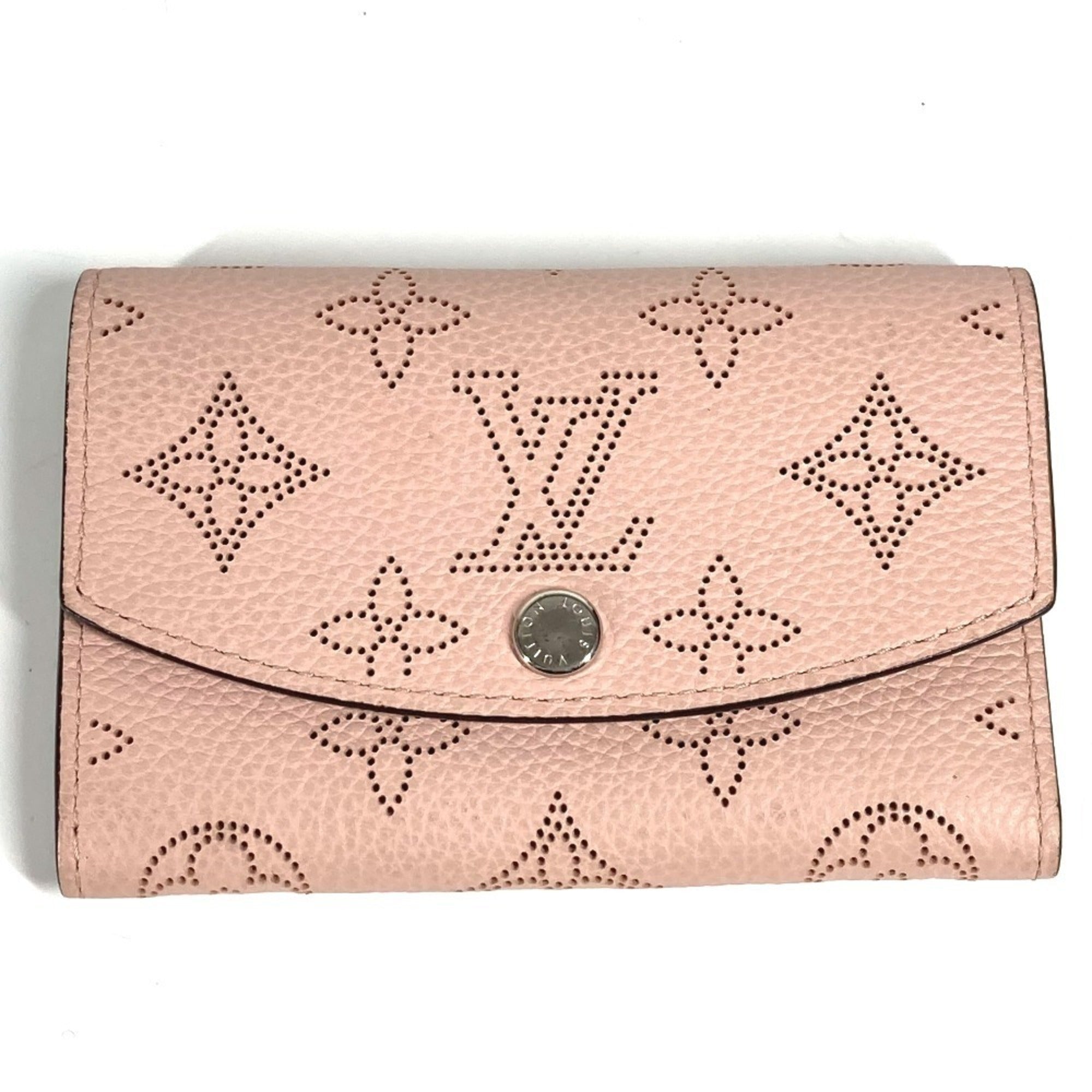 Louis Vuitton Magnolia Pink Mahina Leather Wallet (Bi-Fold) (Pre-Owned)