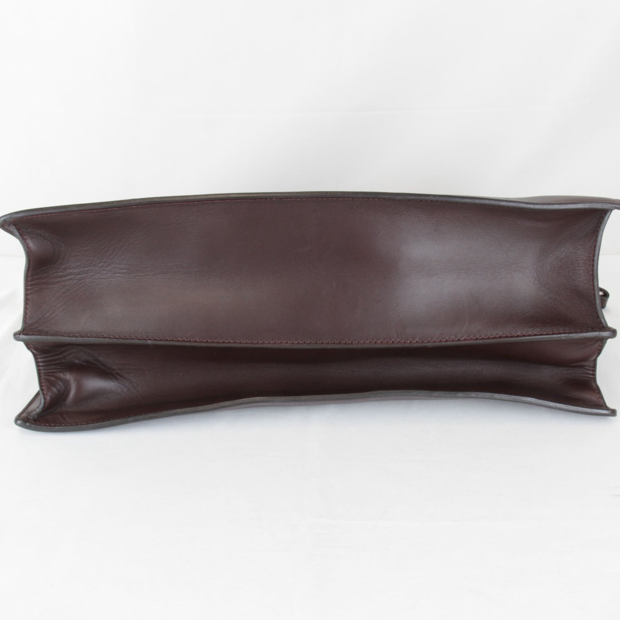 Celine Bordeaux Wine Leather Shoulder Bag (Pre-Owned)