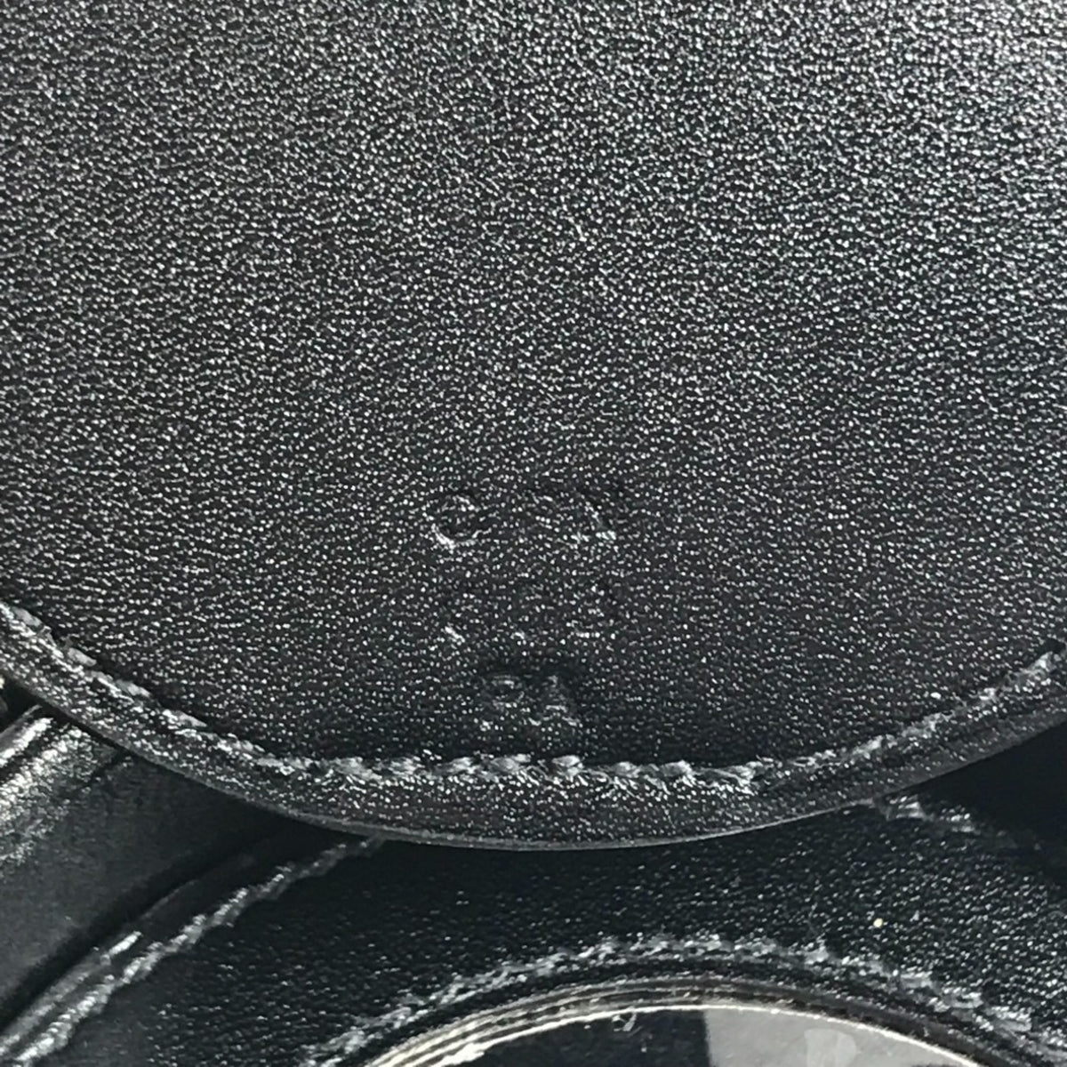 Hermes Black Swift Leather Pochette Shoulder Bag (Pre-Owned)