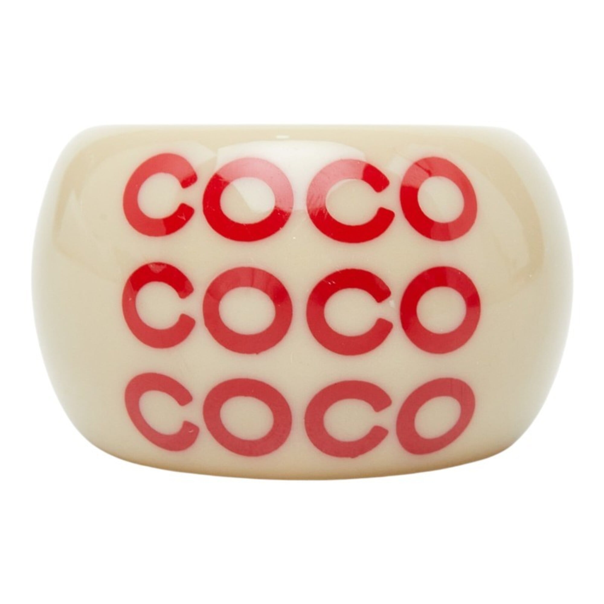 Chanel Plastic Band Ring (Pre-Owned)