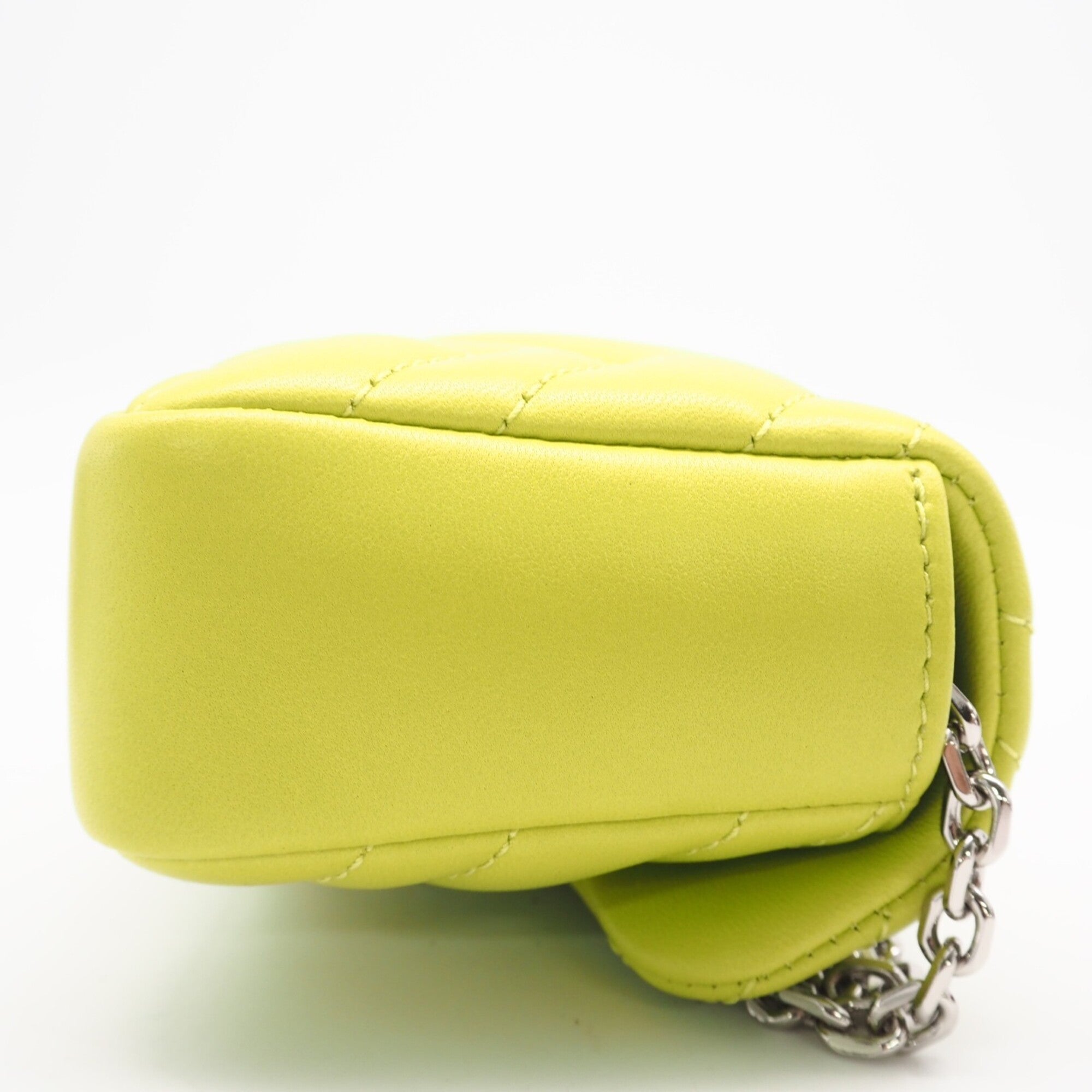 Gucci Gg Marmont Yellow Leather Shoulder Bag (Pre-Owned)