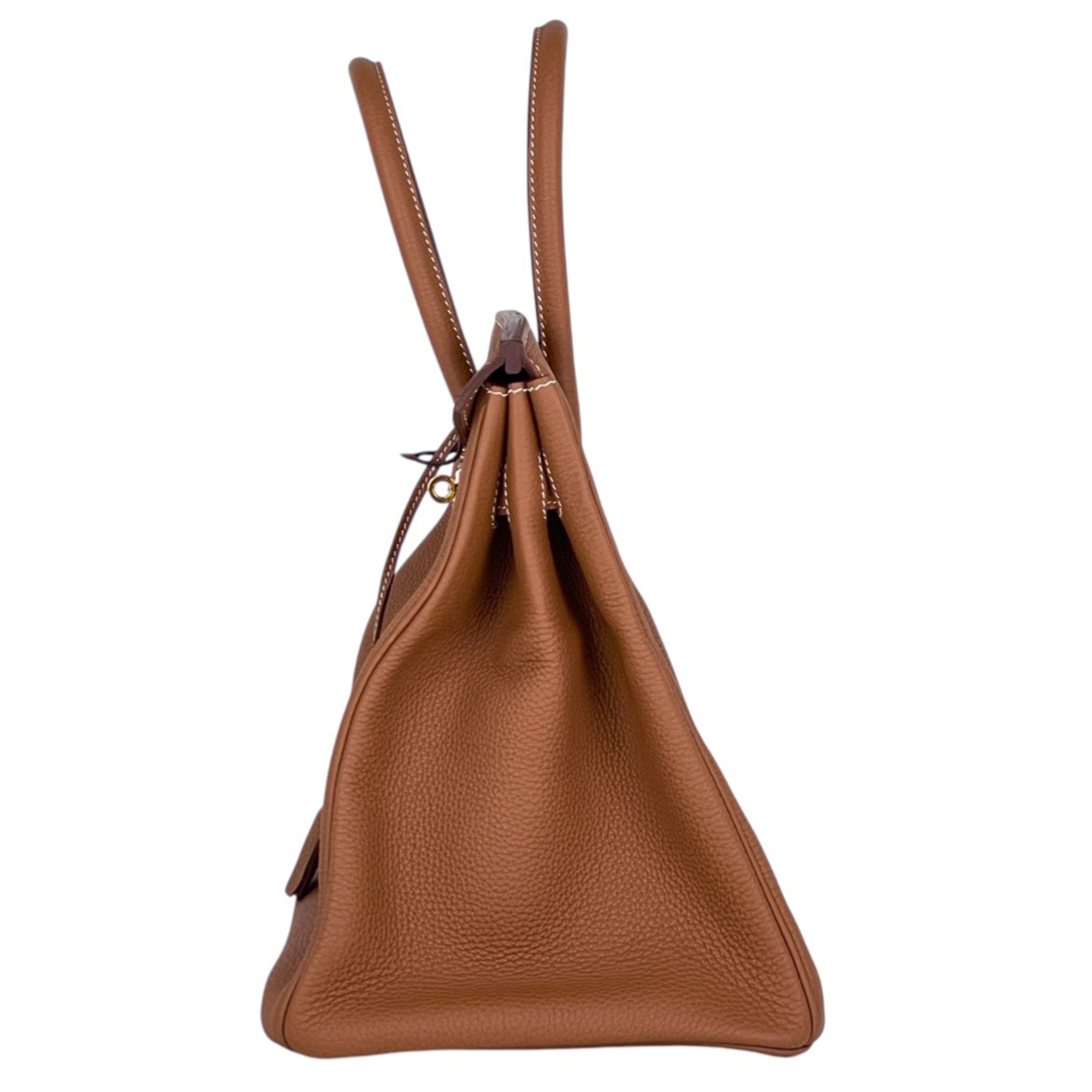 Hermes Birkin Brown Togo Leather Handbag (Pre-Owned)
