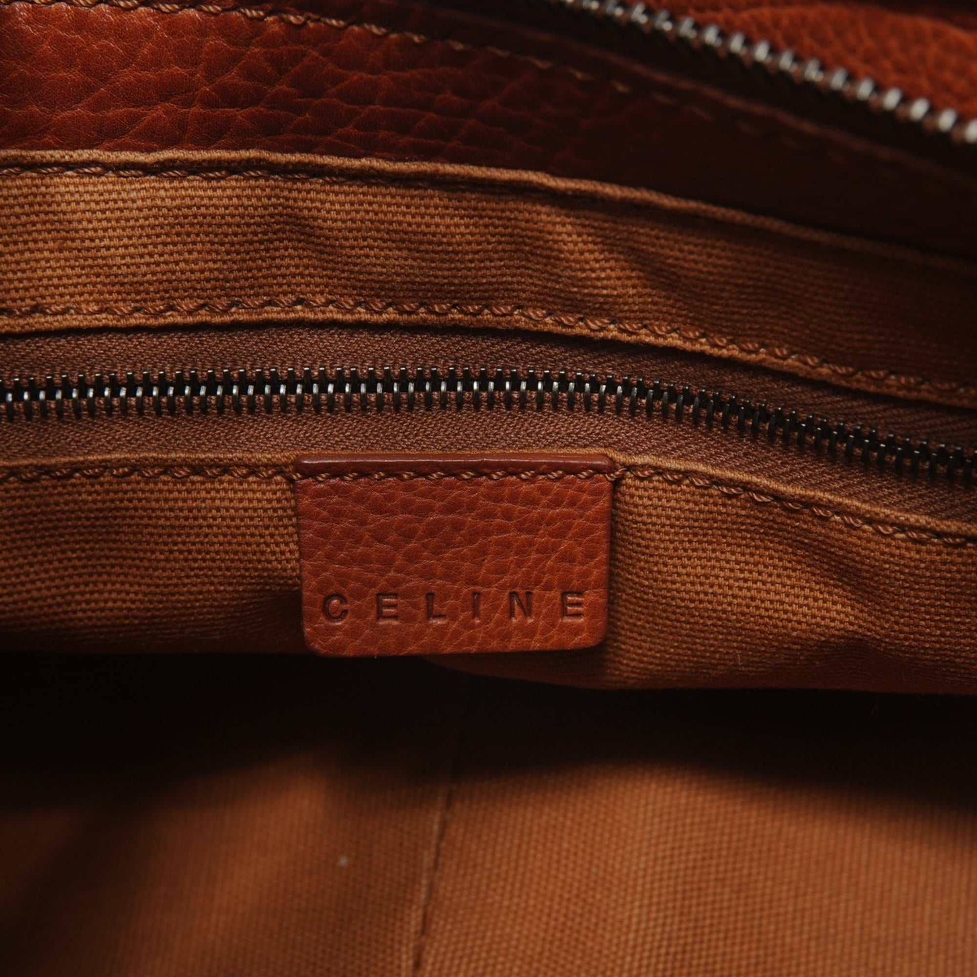 Celine Boogie Brown Leather Shoulder Bag (Pre-Owned)