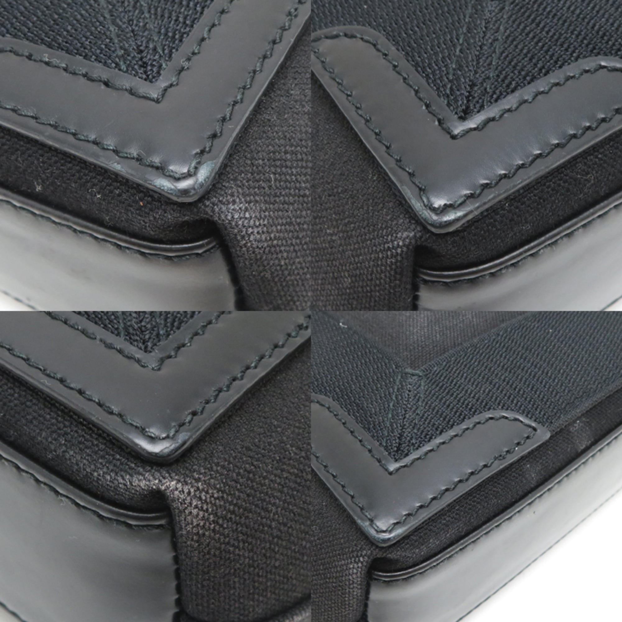 Balenciaga Black Canvas Leather Handbag (Pre-Owned)