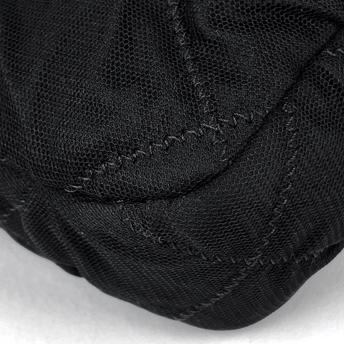 Chanel Black Canvas Leather Shoulder Bag (Pre-Owned)