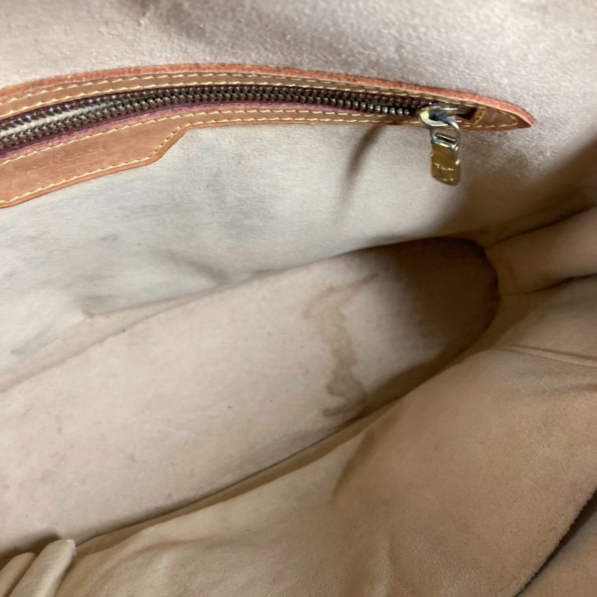 Louis Vuitton Brown Monogram Canvas Shoulder Bag Tote Bag (Pre-Owned)