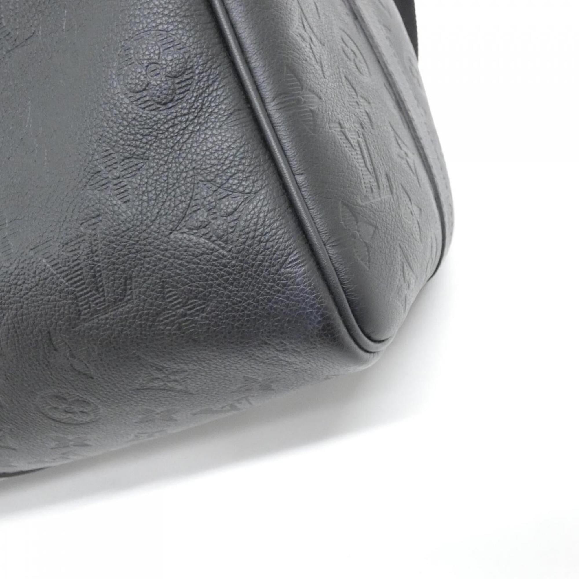Louis Vuitton Taurillon Black Leather Boston Bag (Pre-Owned)