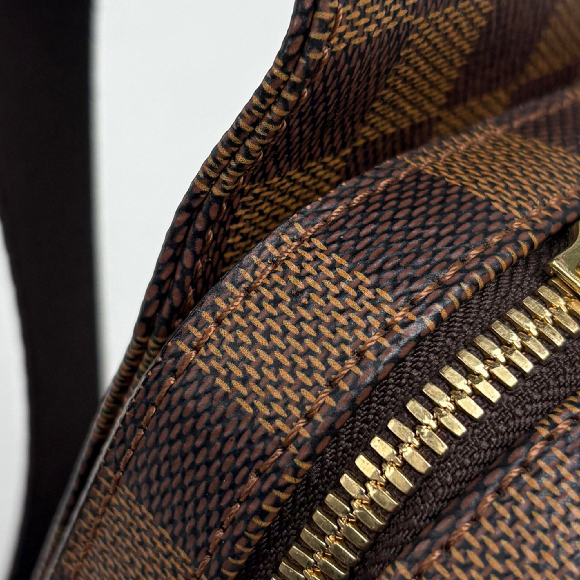 Louis Vuitton Damier Brown Fanny Pack Shoulder Bag (Pre-Owned)