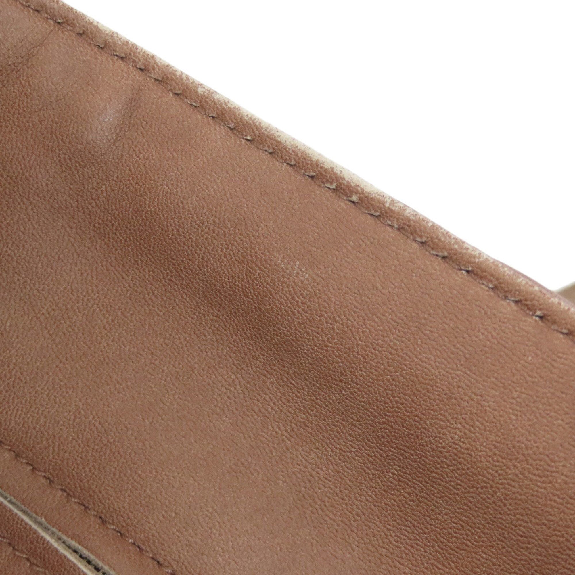 Bottega Veneta Brown Leather Handbag (Pre-Owned)